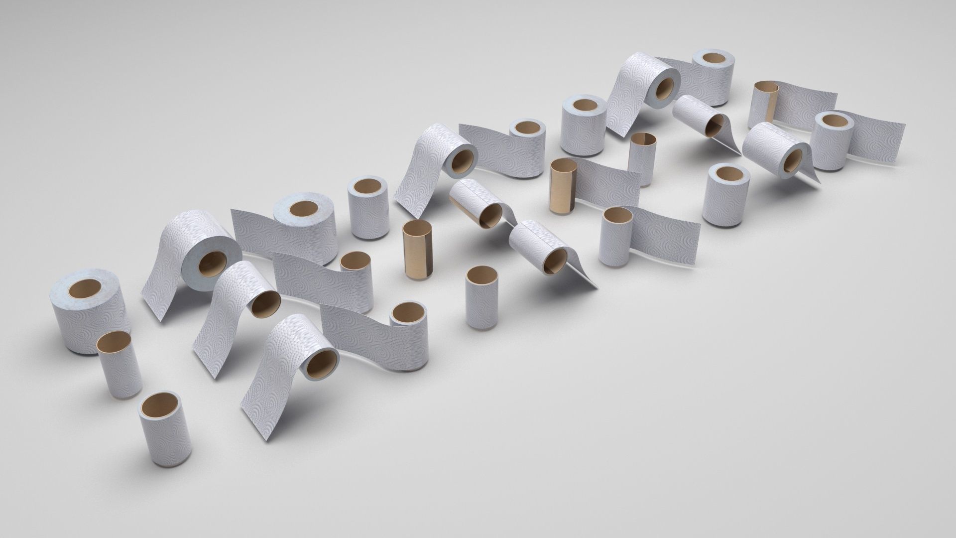 Toilet Papers 3D model_4