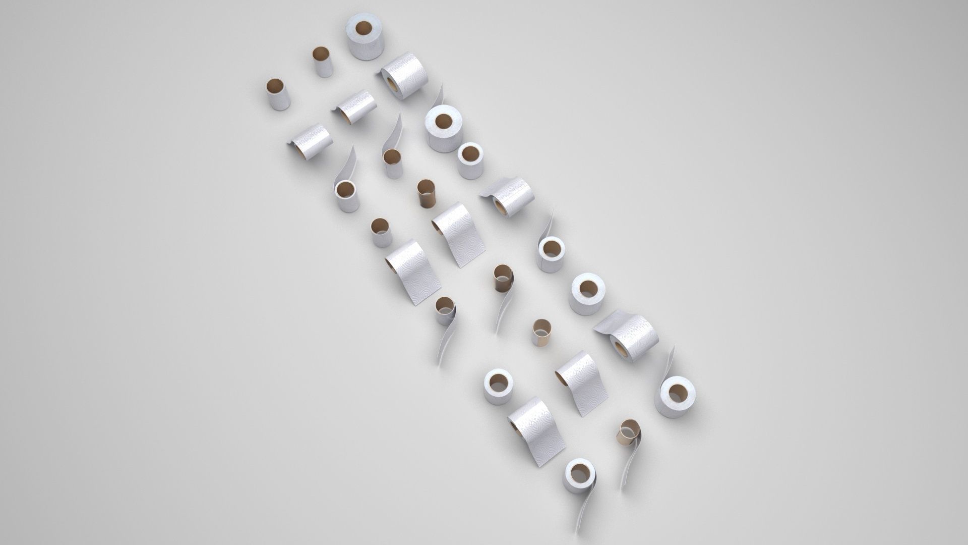 Toilet Papers 3D model_1