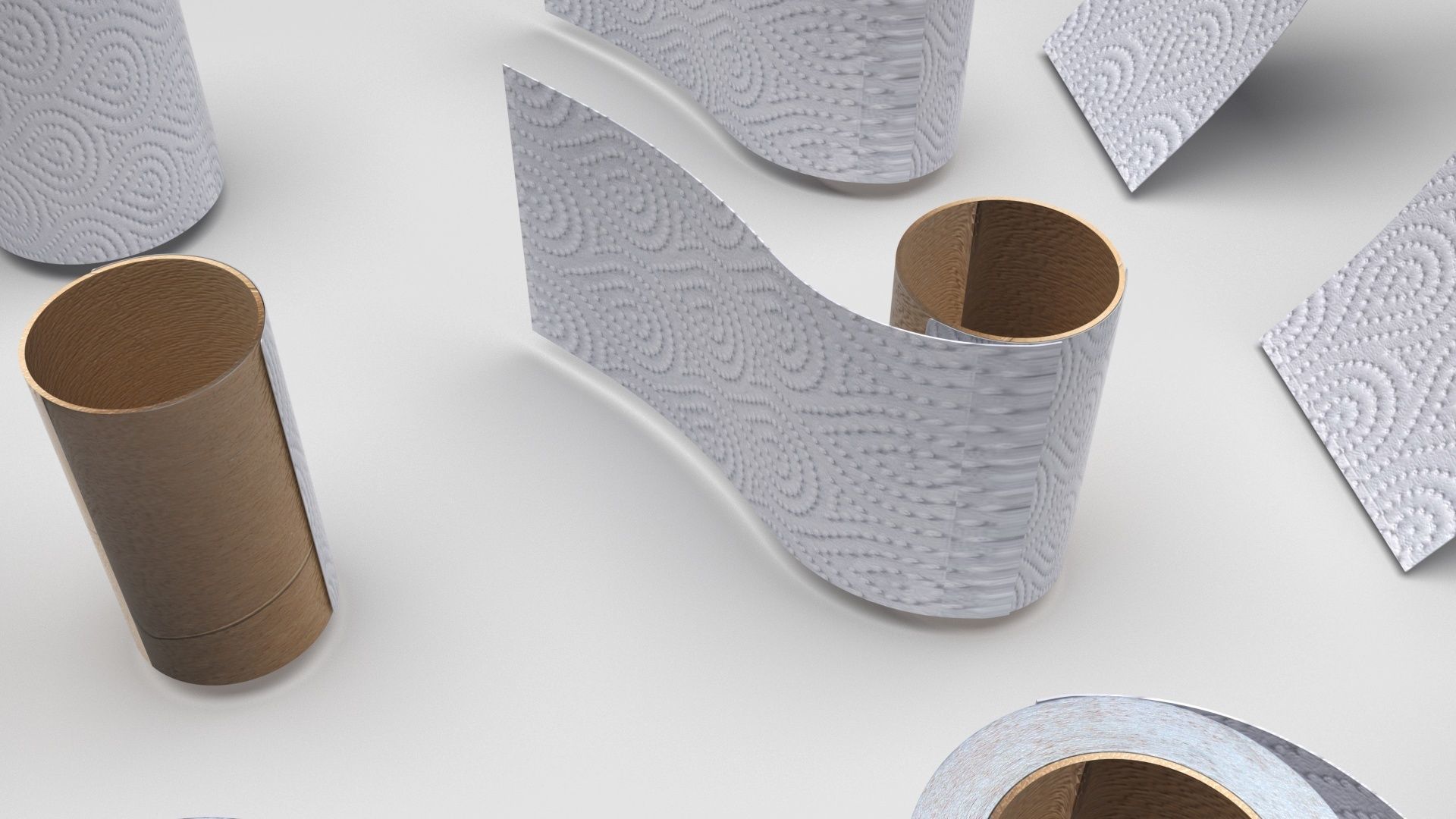 Toilet Papers 3D model_7