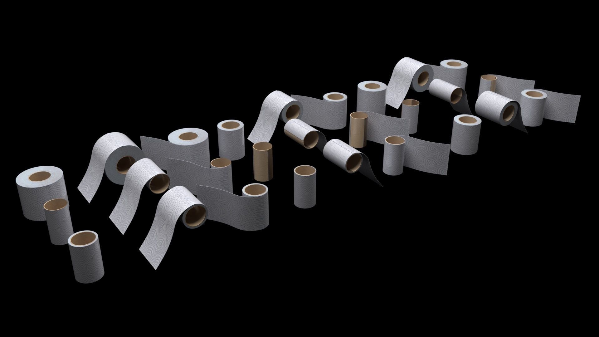 Toilet Papers 3D model_11