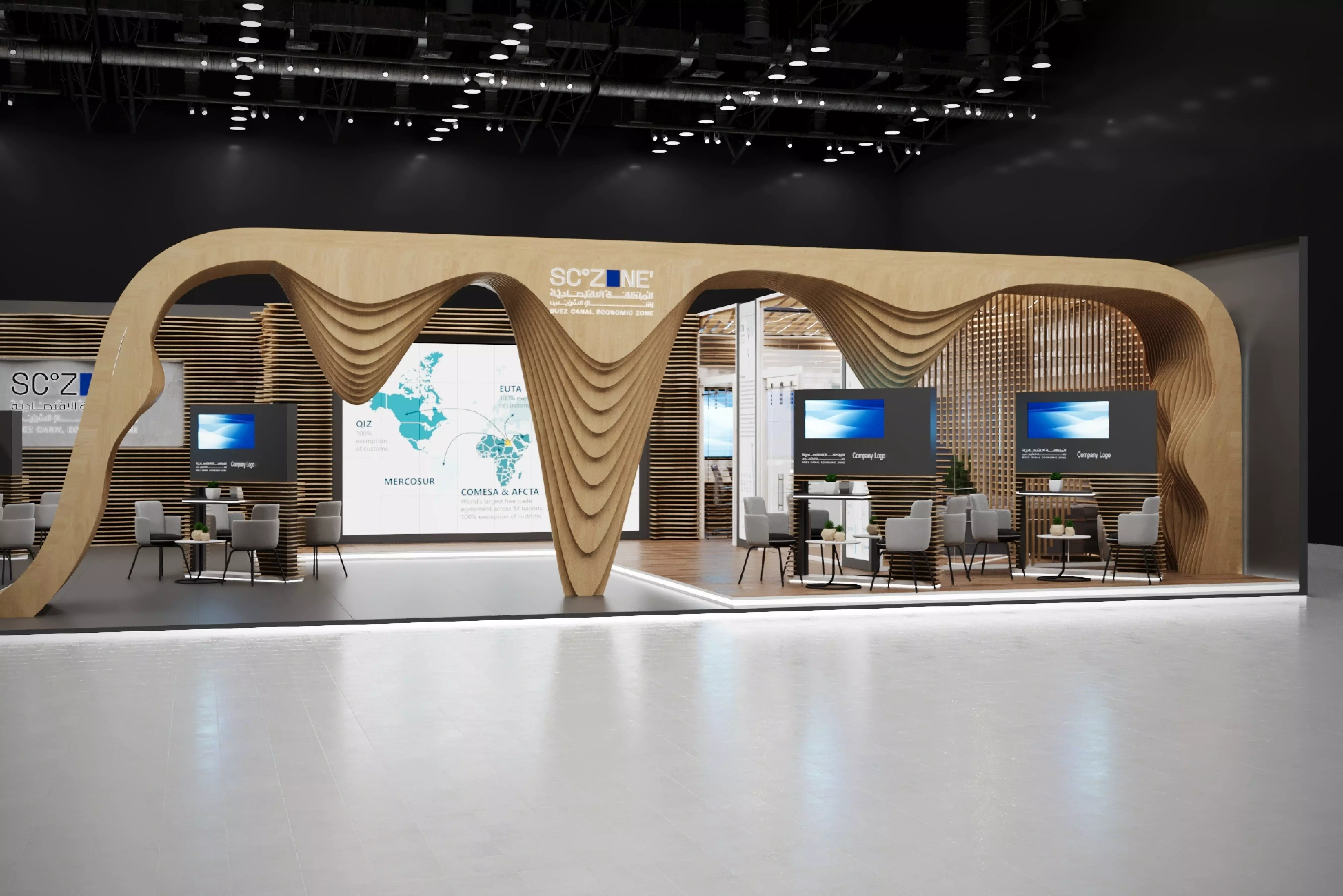 booth 11x15 3D model_0