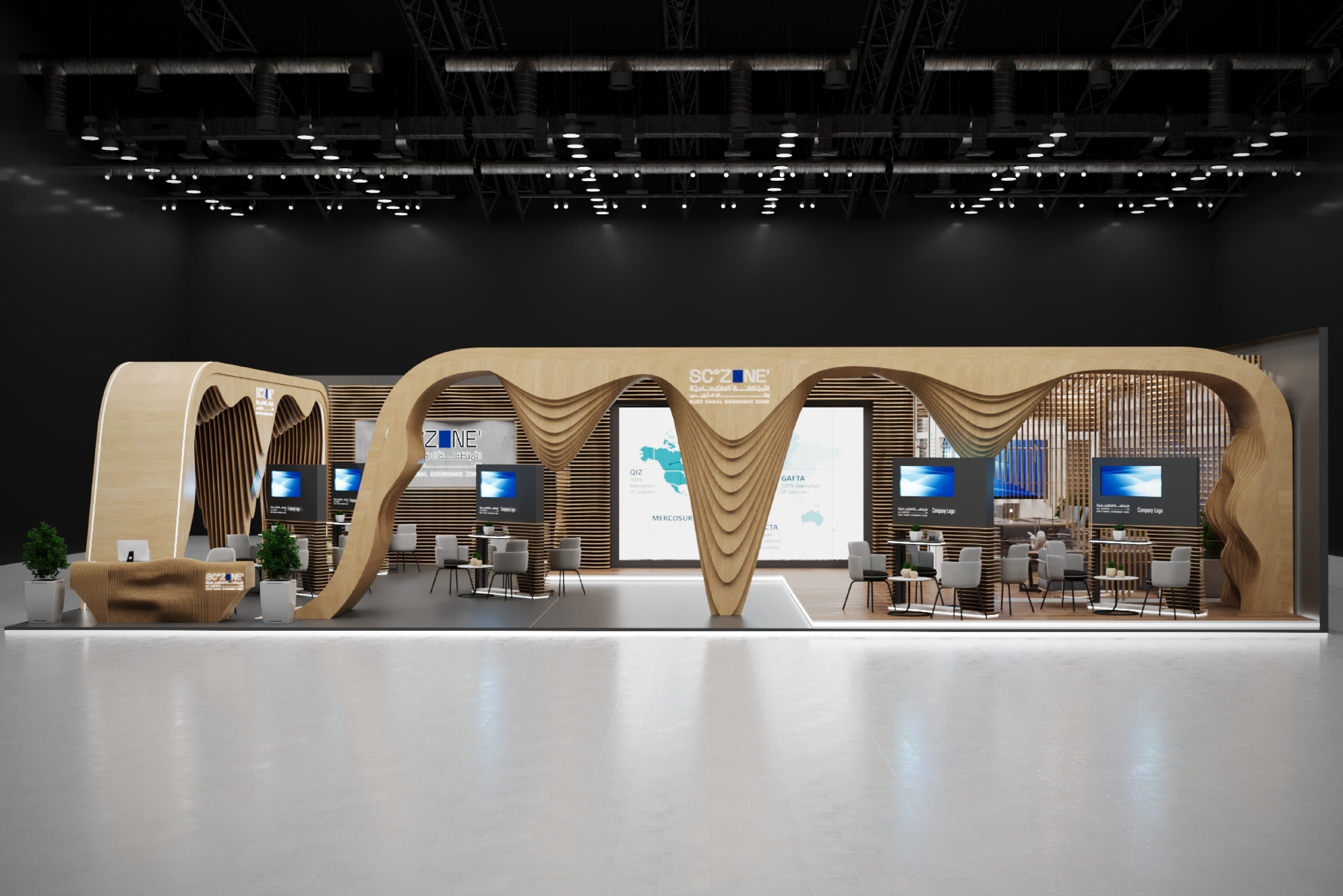 booth 11x15 3D model_3