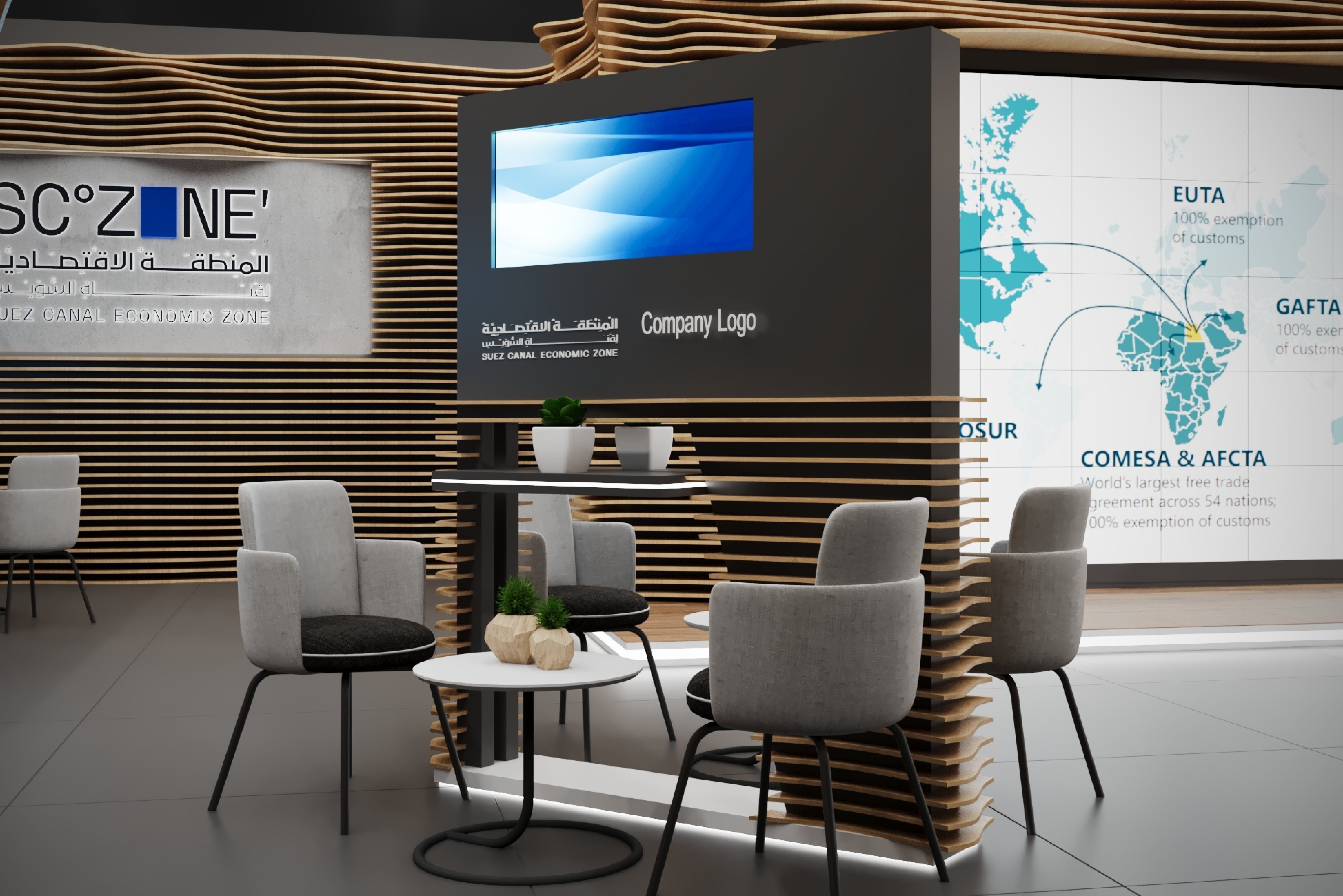 booth 11x15 3D model_7