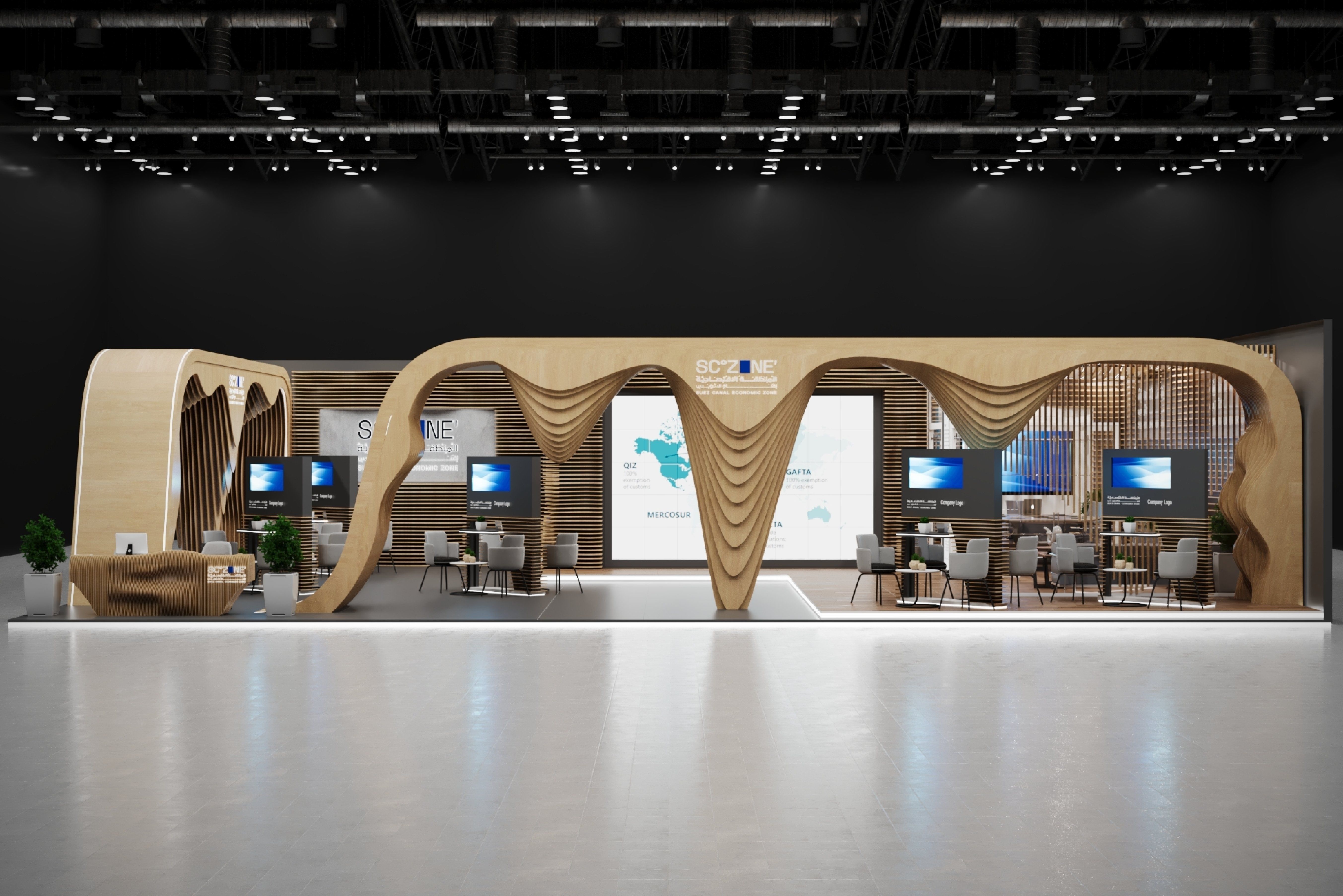 booth 11x15 3D model_1