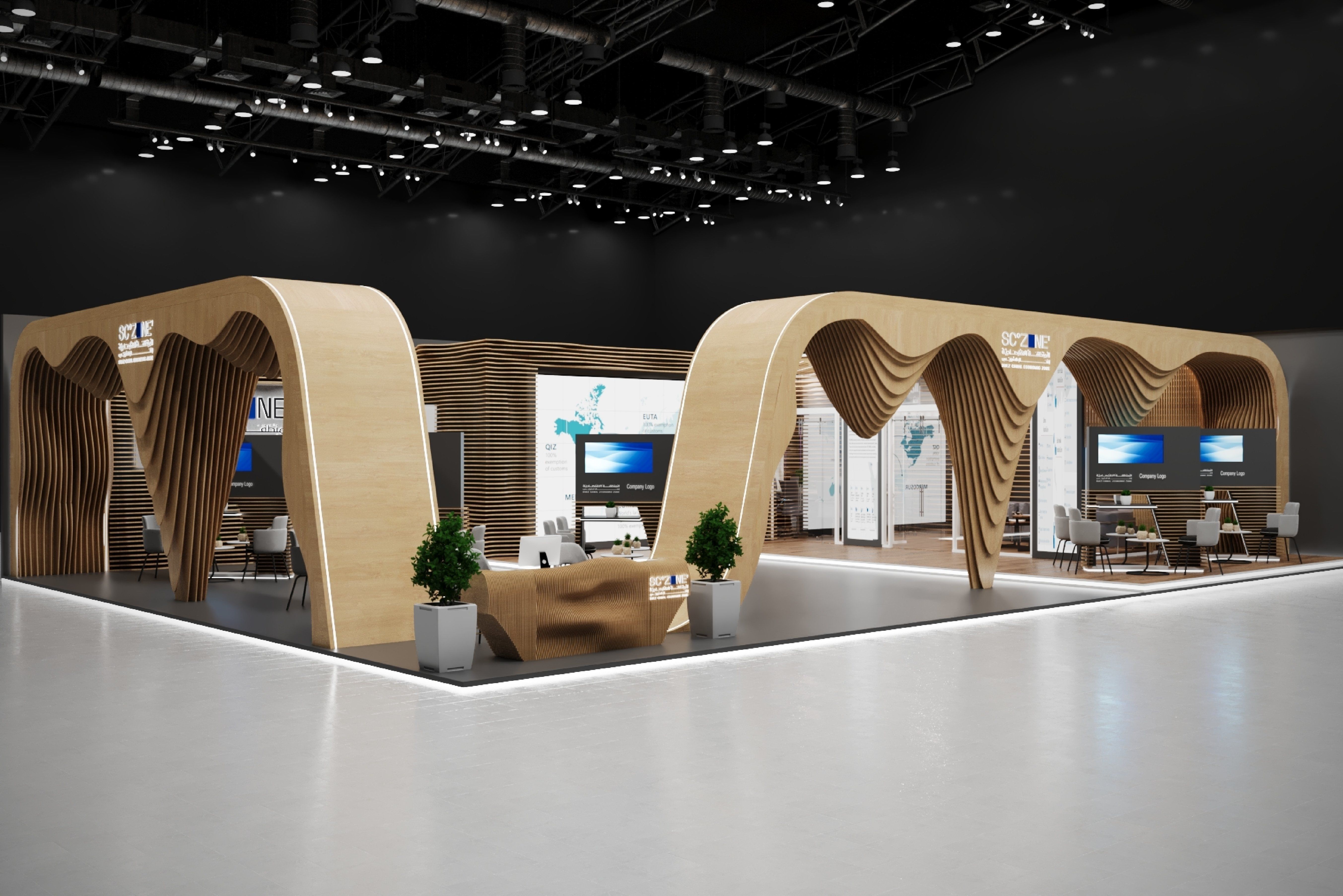 booth 11x15 3D model_8