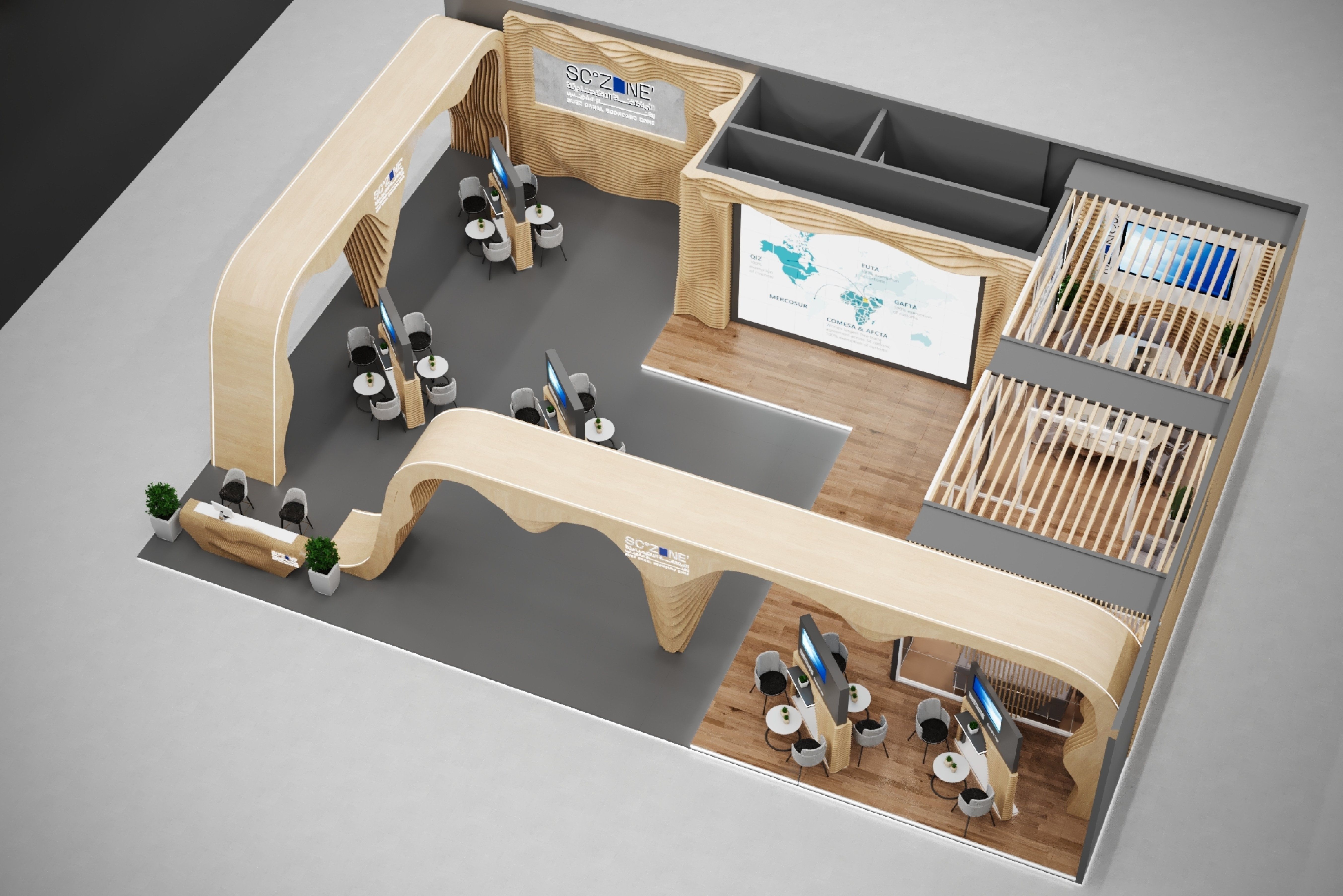 booth 11x15 3D model_14