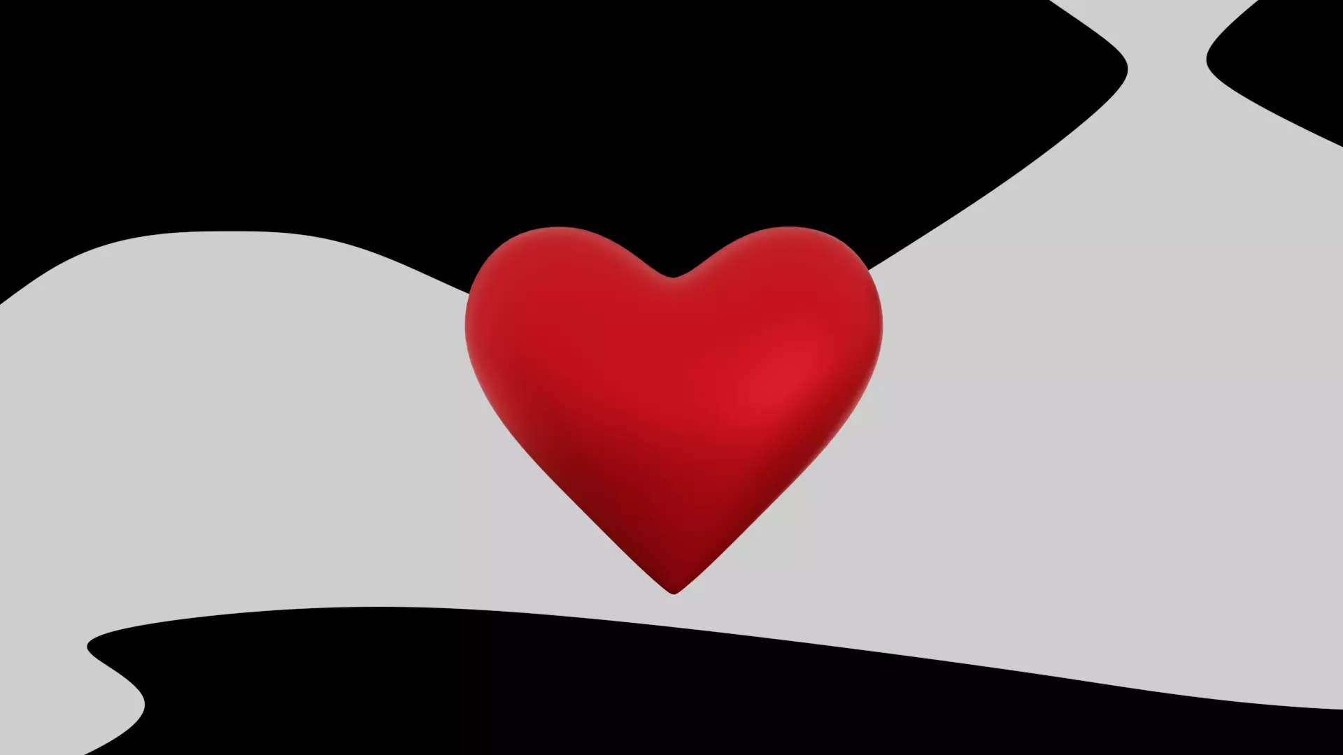 Heart love 3D model_0