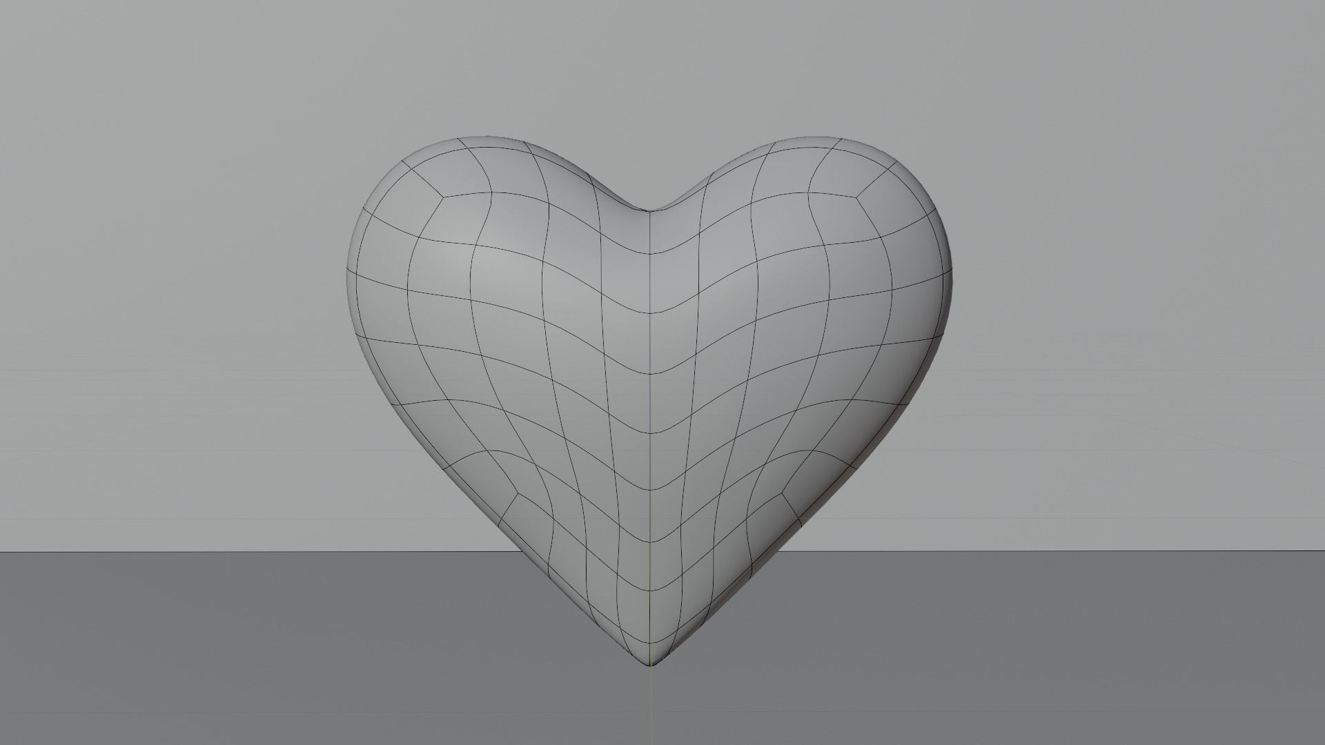 Heart love 3D model_3