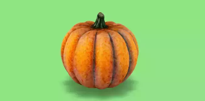 Hyperrealistic pumpkin