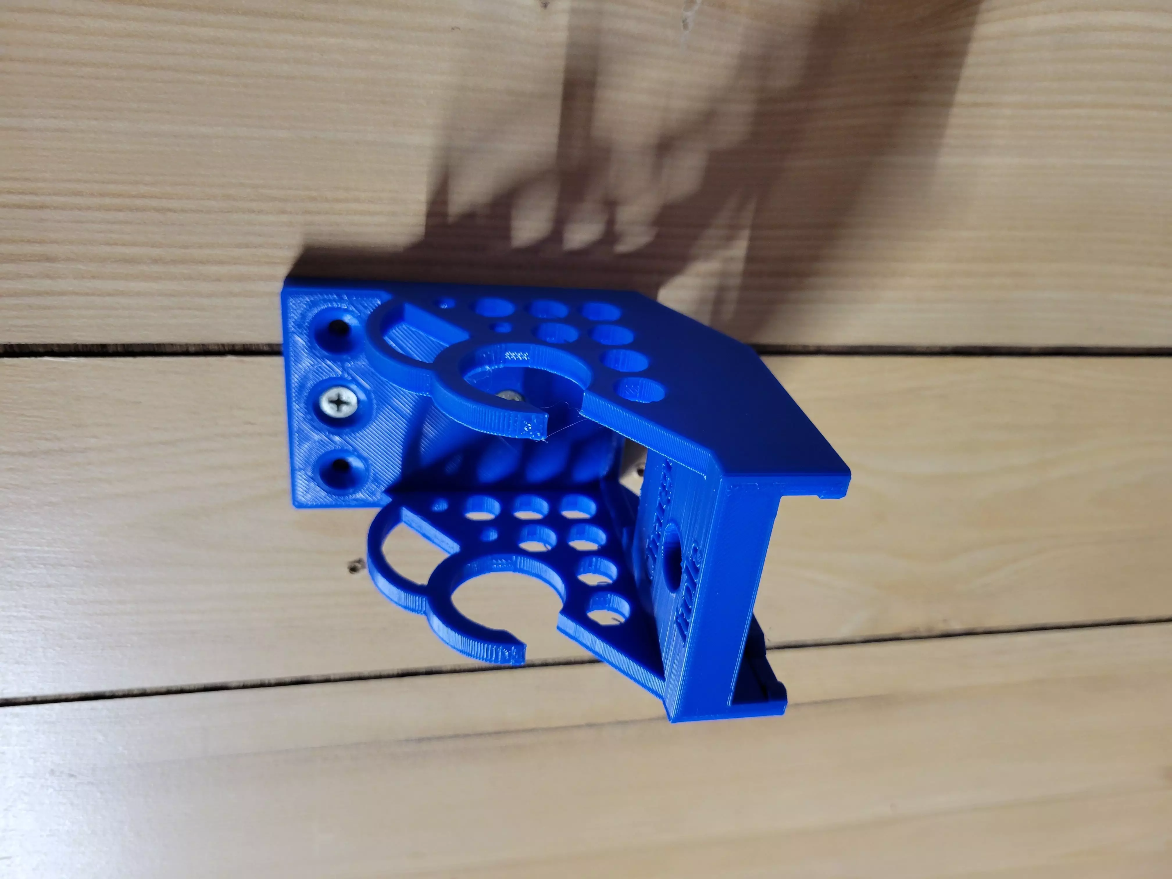 SnowJoe battery and charger mount 3D print model_0