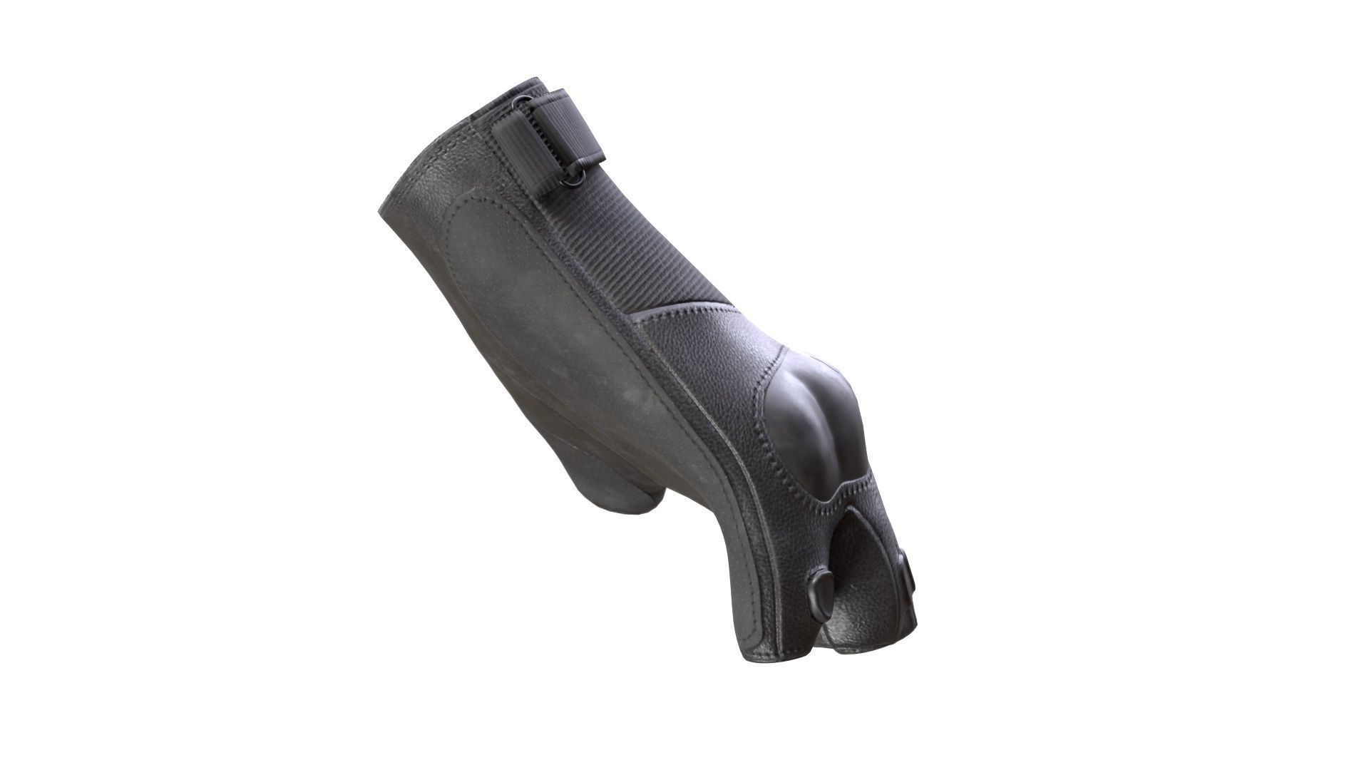 Gloves Low-poly 3D model_4