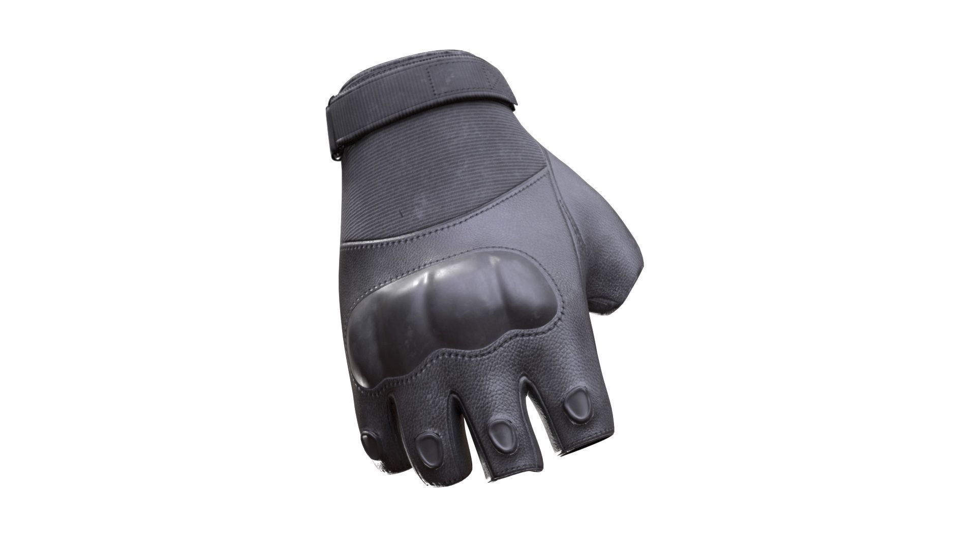 Gloves Low-poly 3D model_8