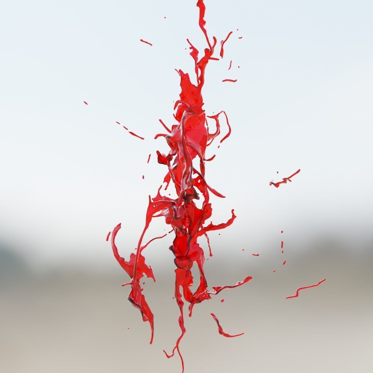 Animated Blood Splash SlowMo 9 vol 2 3D model_6