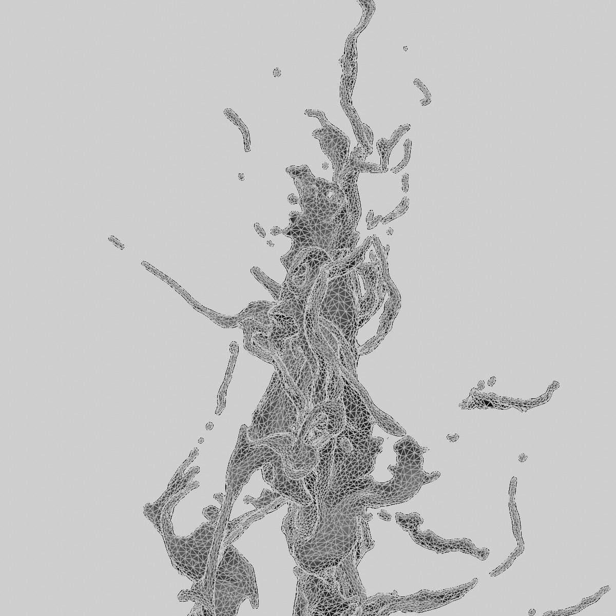 Animated Blood Splash SlowMo 9 vol 2 3D model_8