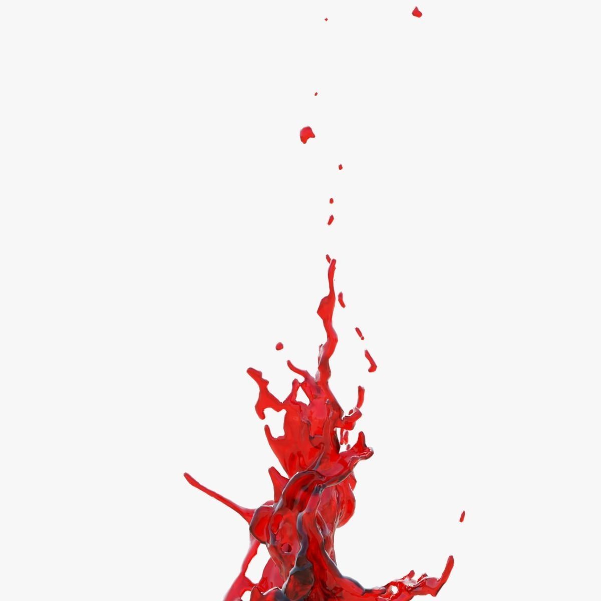 Animated Blood Splash SlowMo 9 vol 2 3D model_3