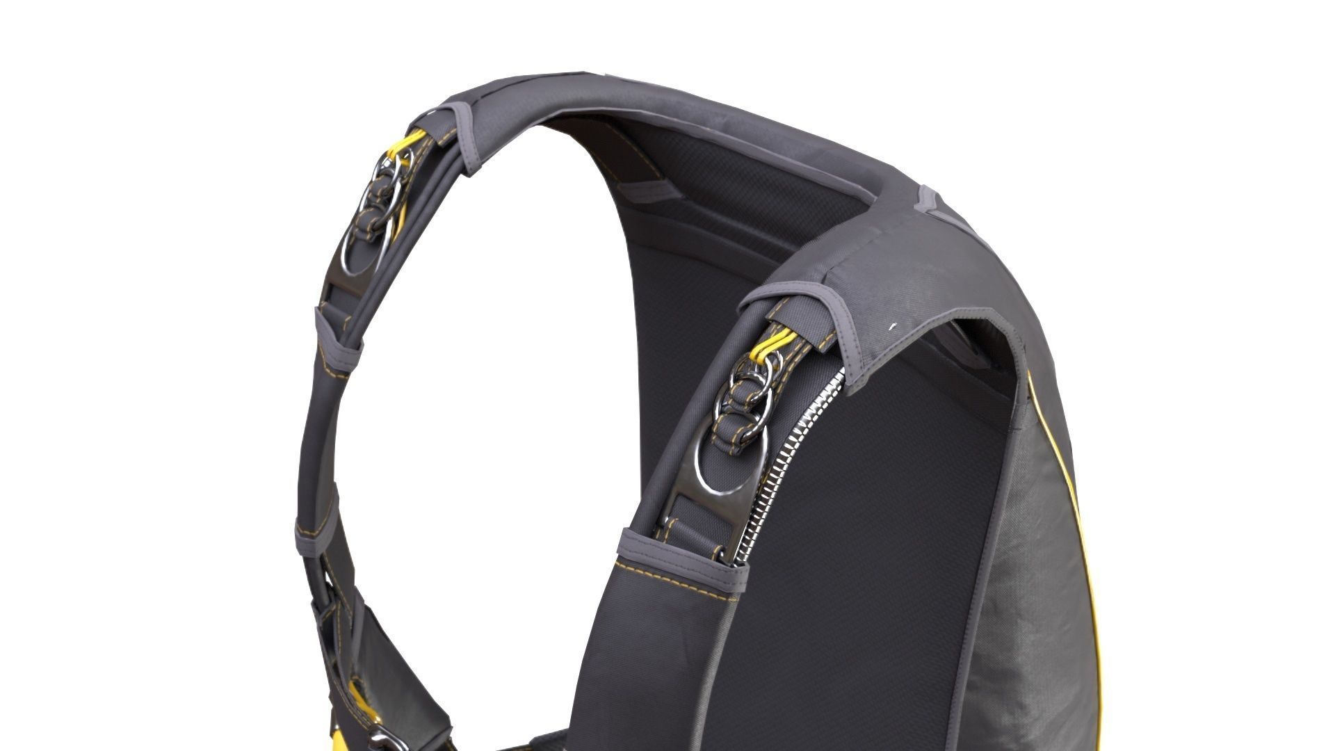 Skydiving Container Low-poly 3D model_8