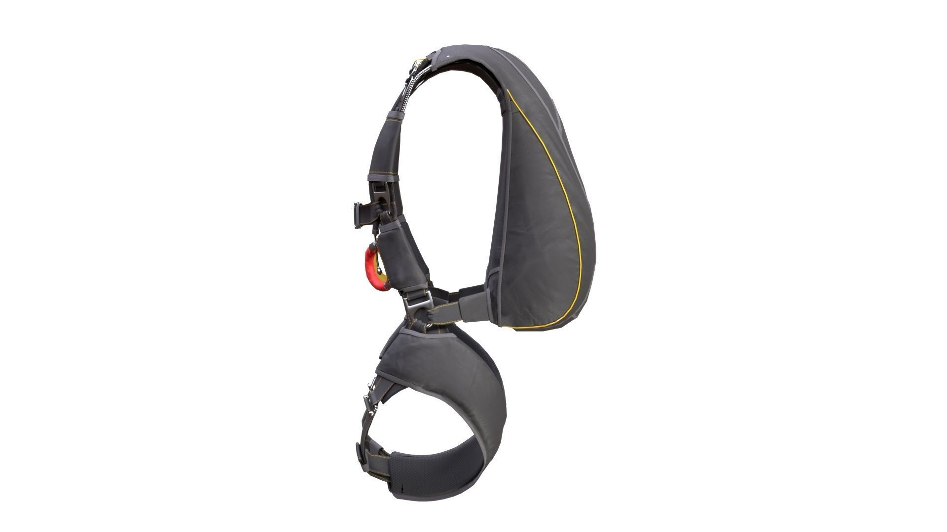 Skydiving Container Low-poly 3D model_7