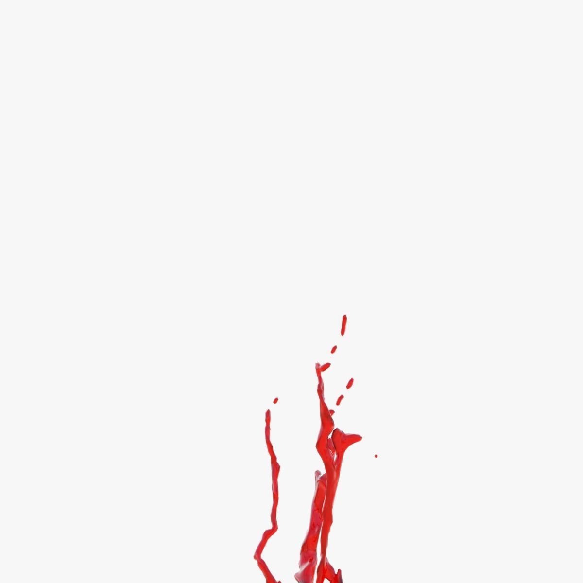 Animated Blood Splash SlowMo 8 vol 2 3D model_2