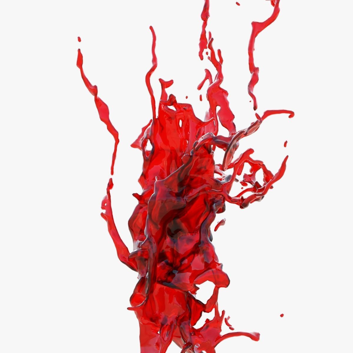 Animated Blood Splash SlowMo 8 vol 2 3D model_4