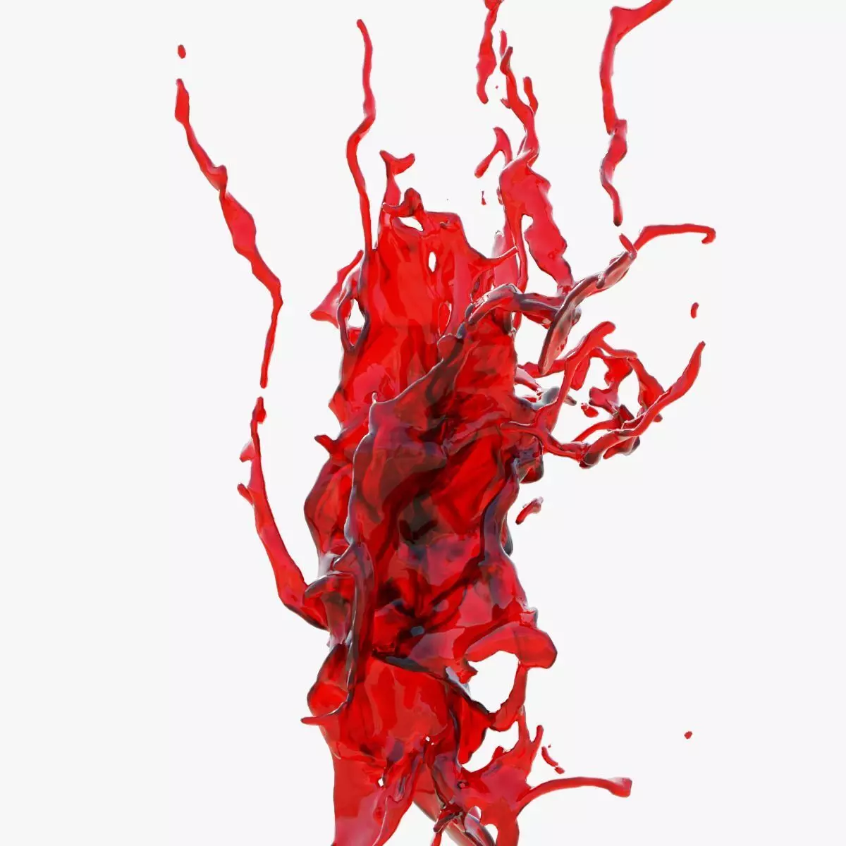 Animated Blood Splash SlowMo 8 vol 2 3D model_0