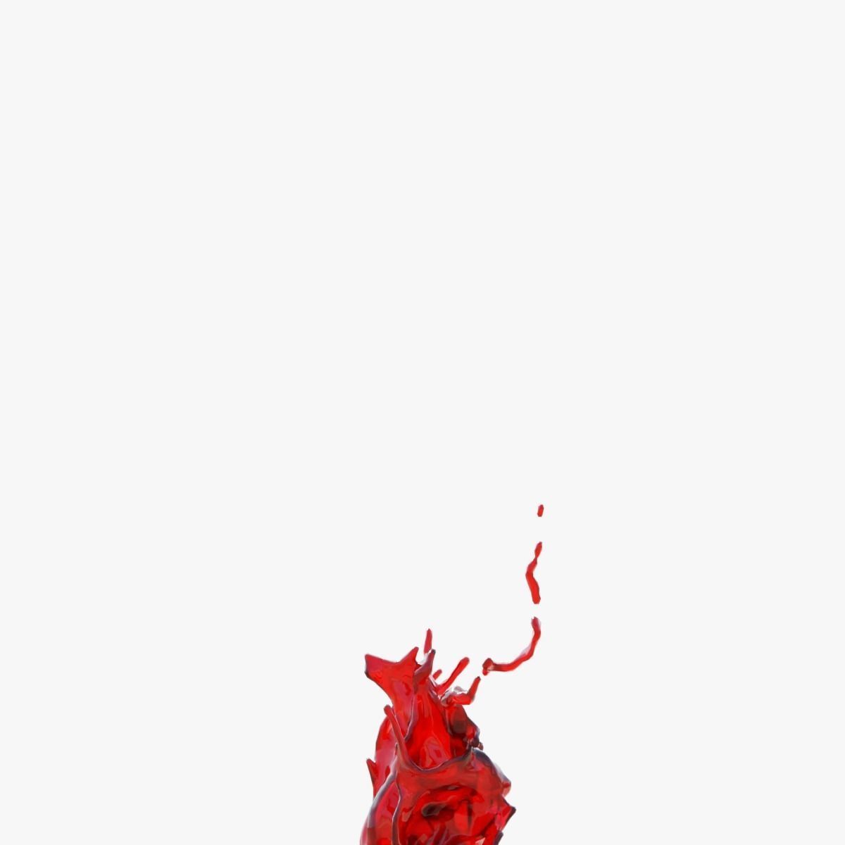 Animated Blood Splash SlowMo 7 vol 2 3D model_2