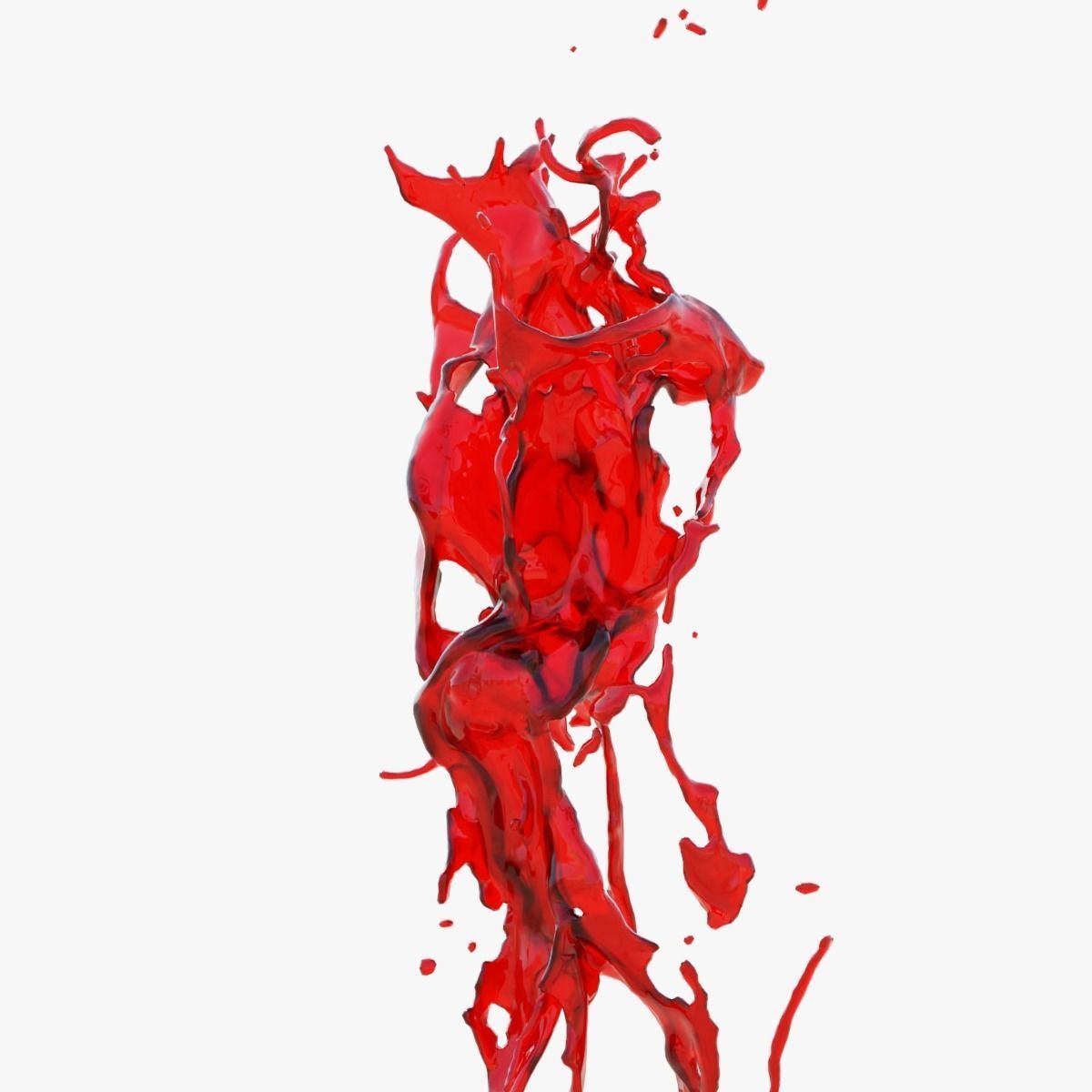 Animated Blood Splash SlowMo 7 vol 2 3D model_4