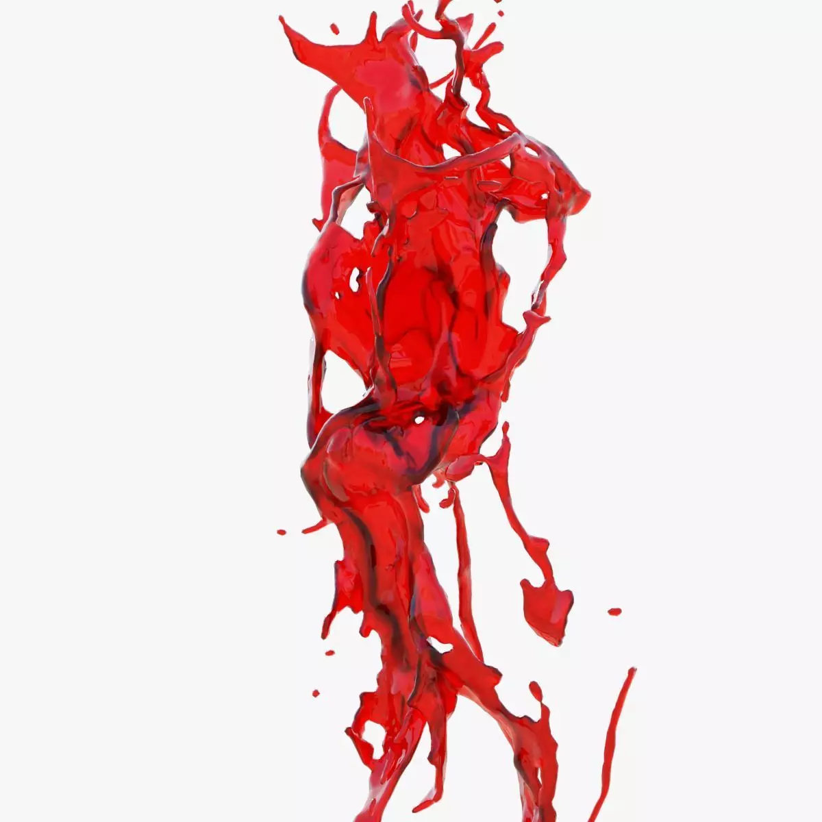 Animated Blood Splash SlowMo 7 vol 2 3D model_0