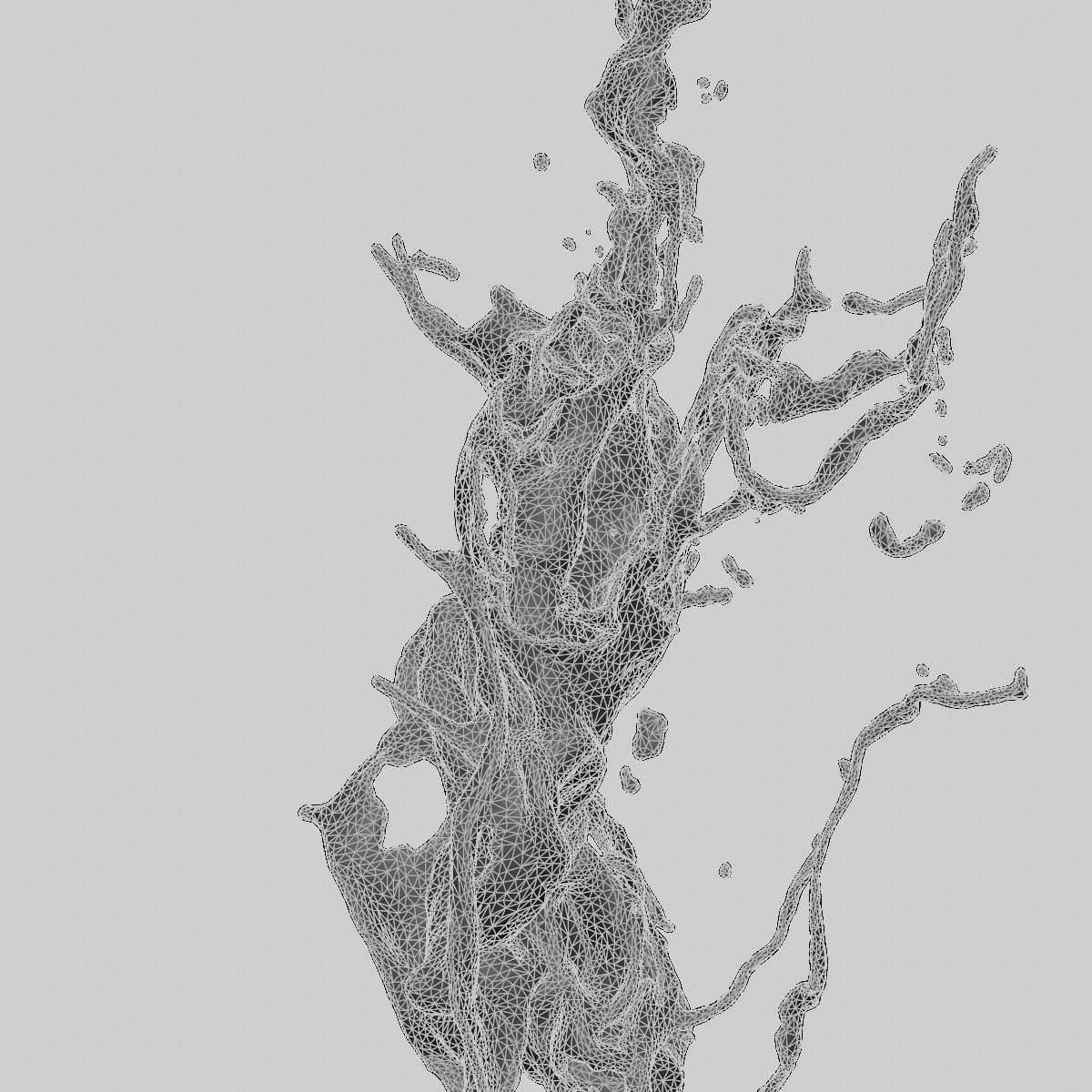 Animated Blood Splash SlowMo 6 vol 2 3D model_8