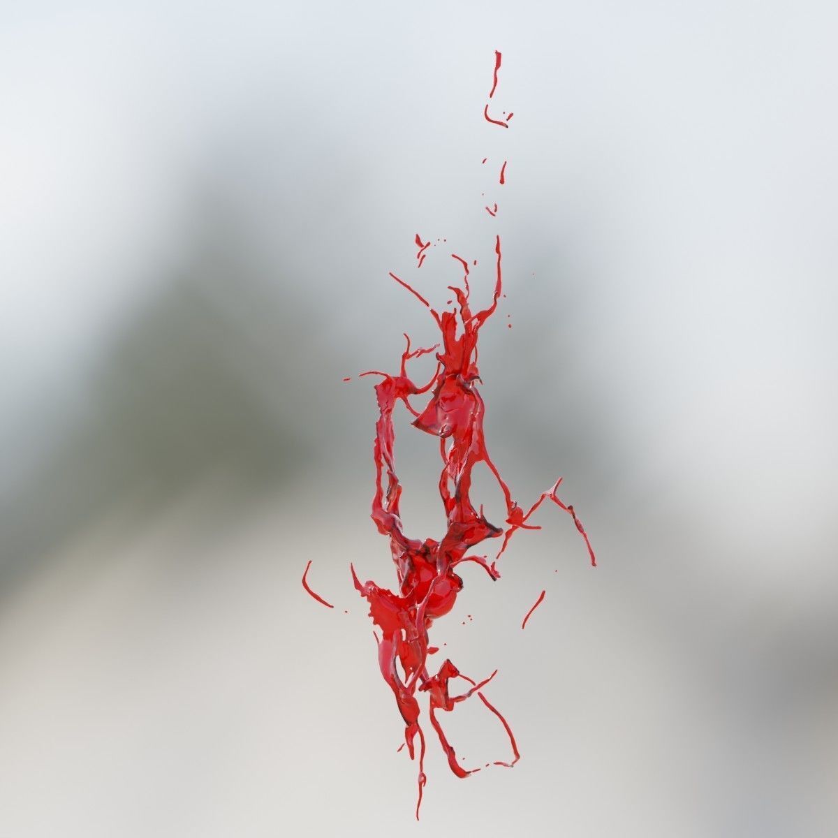 Animated Blood Splash SlowMo 5 vol 2 3D model_5