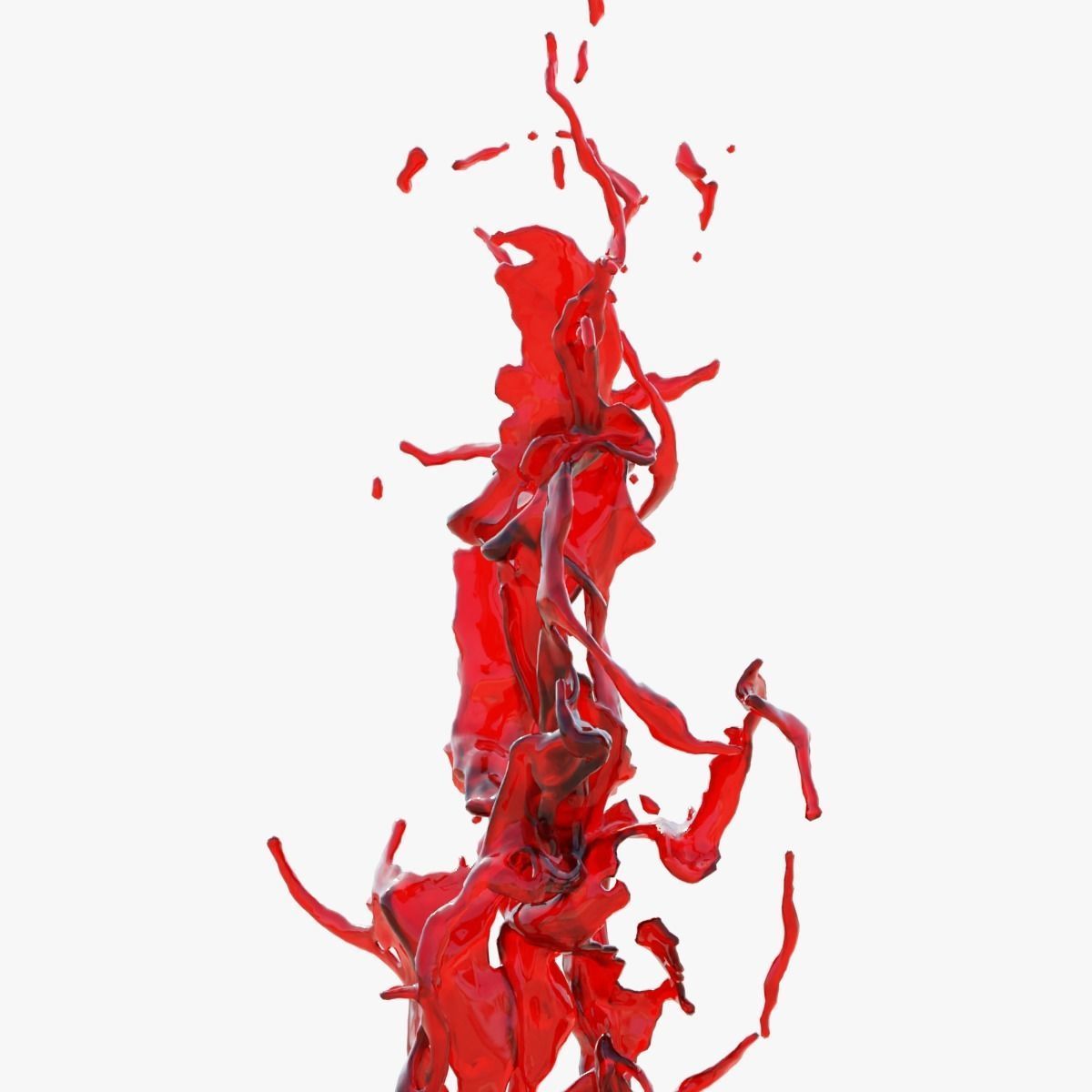 Animated Blood Splash SlowMo 5 vol 2 3D model_4