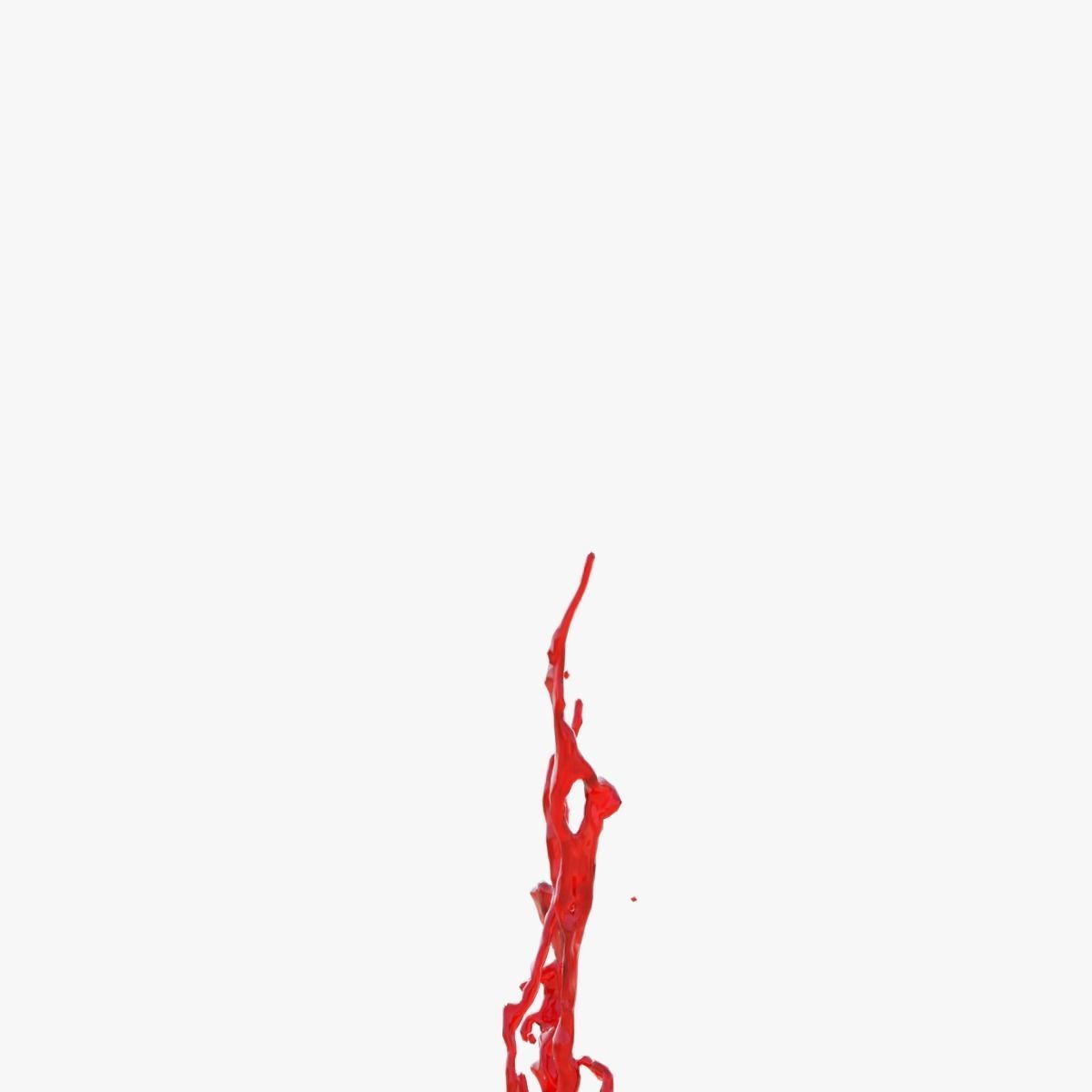 Animated Blood Splash SlowMo 4 vol 2 3D model_2