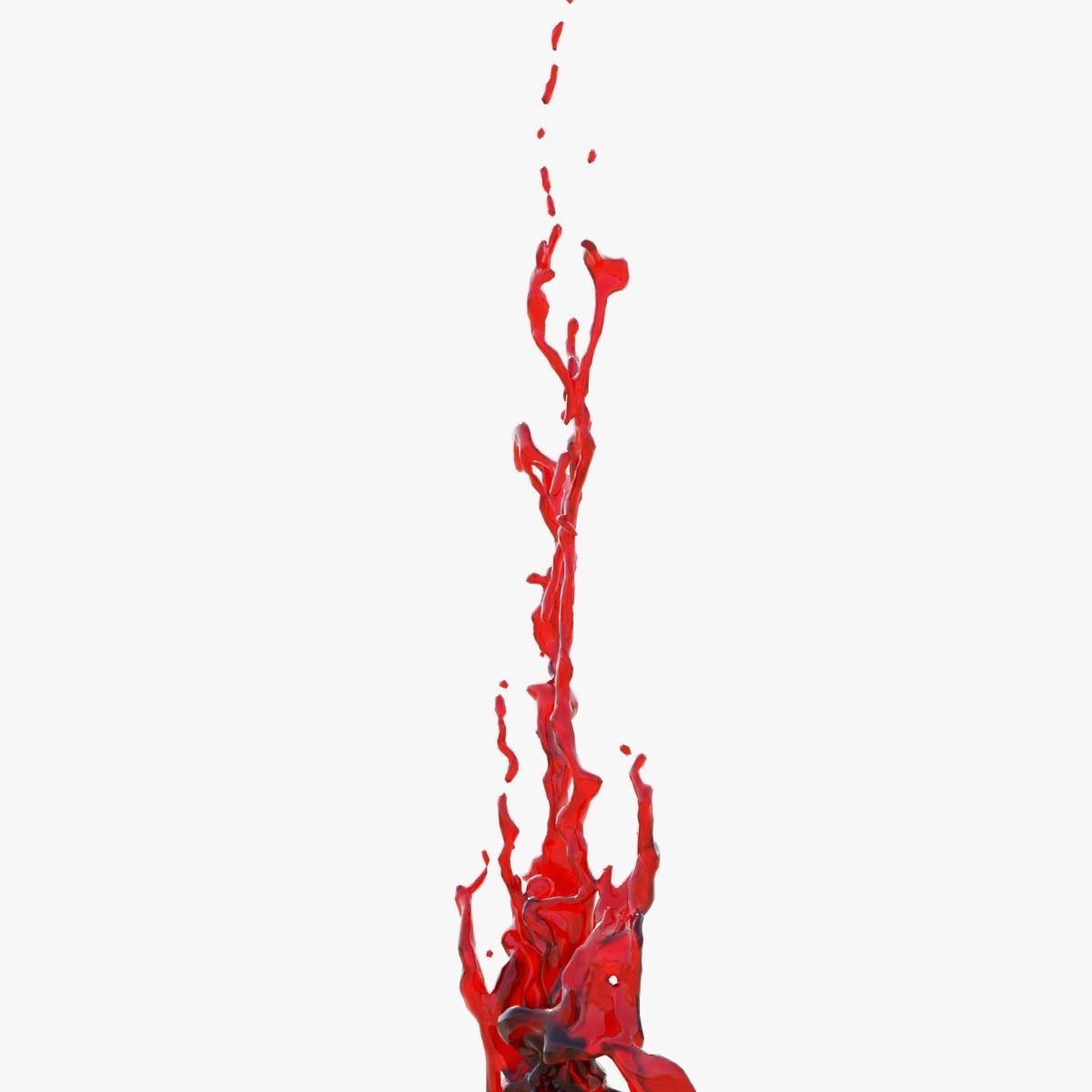Animated Blood Splash SlowMo 4 vol 2 3D model_3