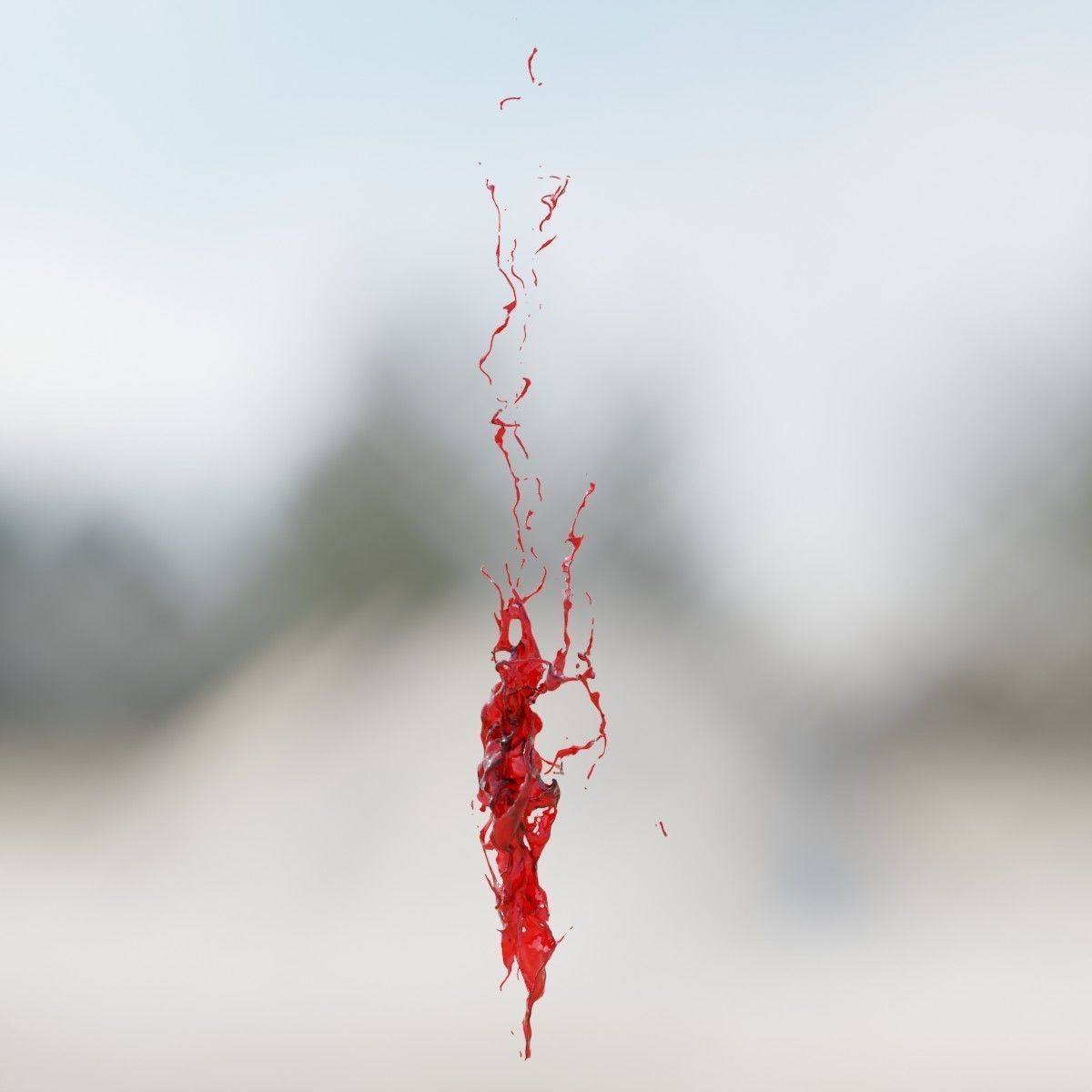 Animated Blood Splash SlowMo 4 vol 2 3D model_6