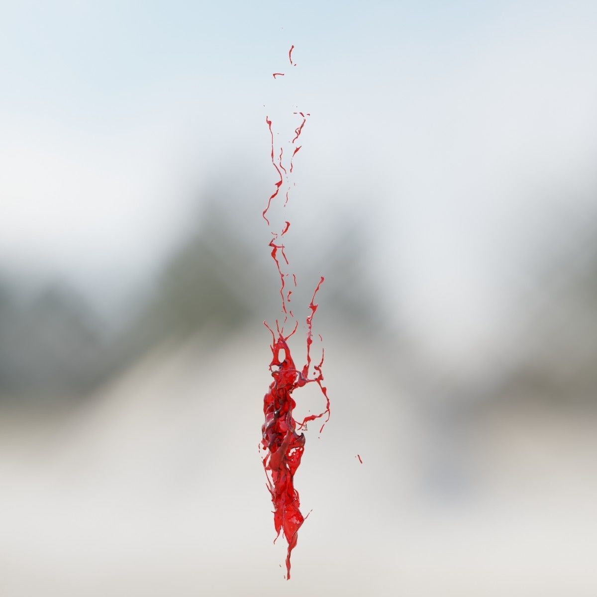 Animated Blood Splash SlowMo 4 vol 2 3D model_5