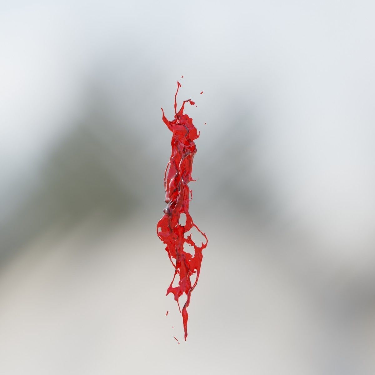 Animated Blood Splash SlowMo 3 vol 2 3D model_5