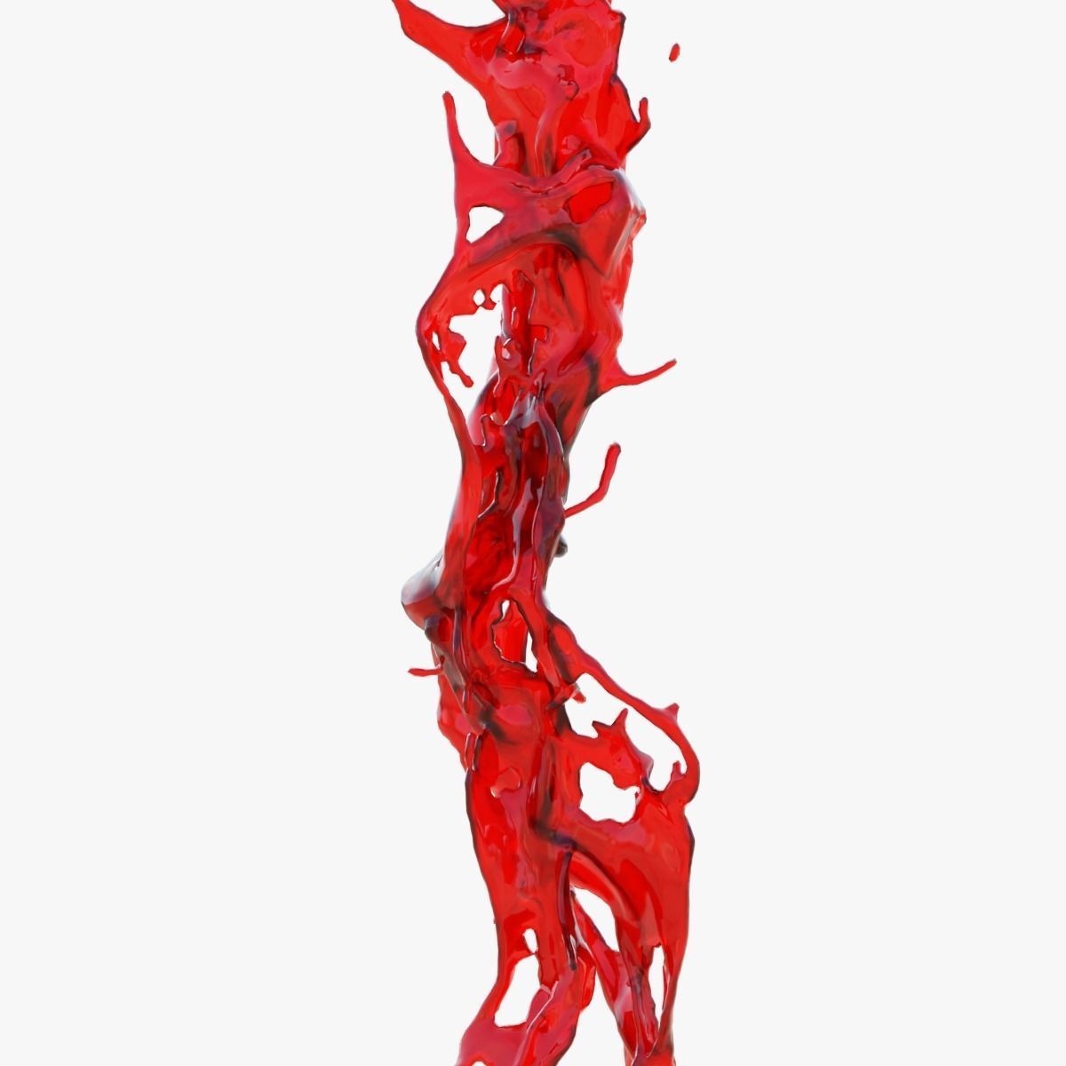 Animated Blood Splash SlowMo 3 vol 2 3D model_4
