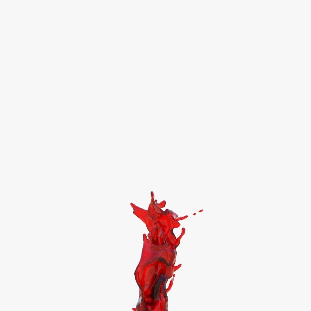 Animated Blood Splash SlowMo 3 vol 2 3D model_2