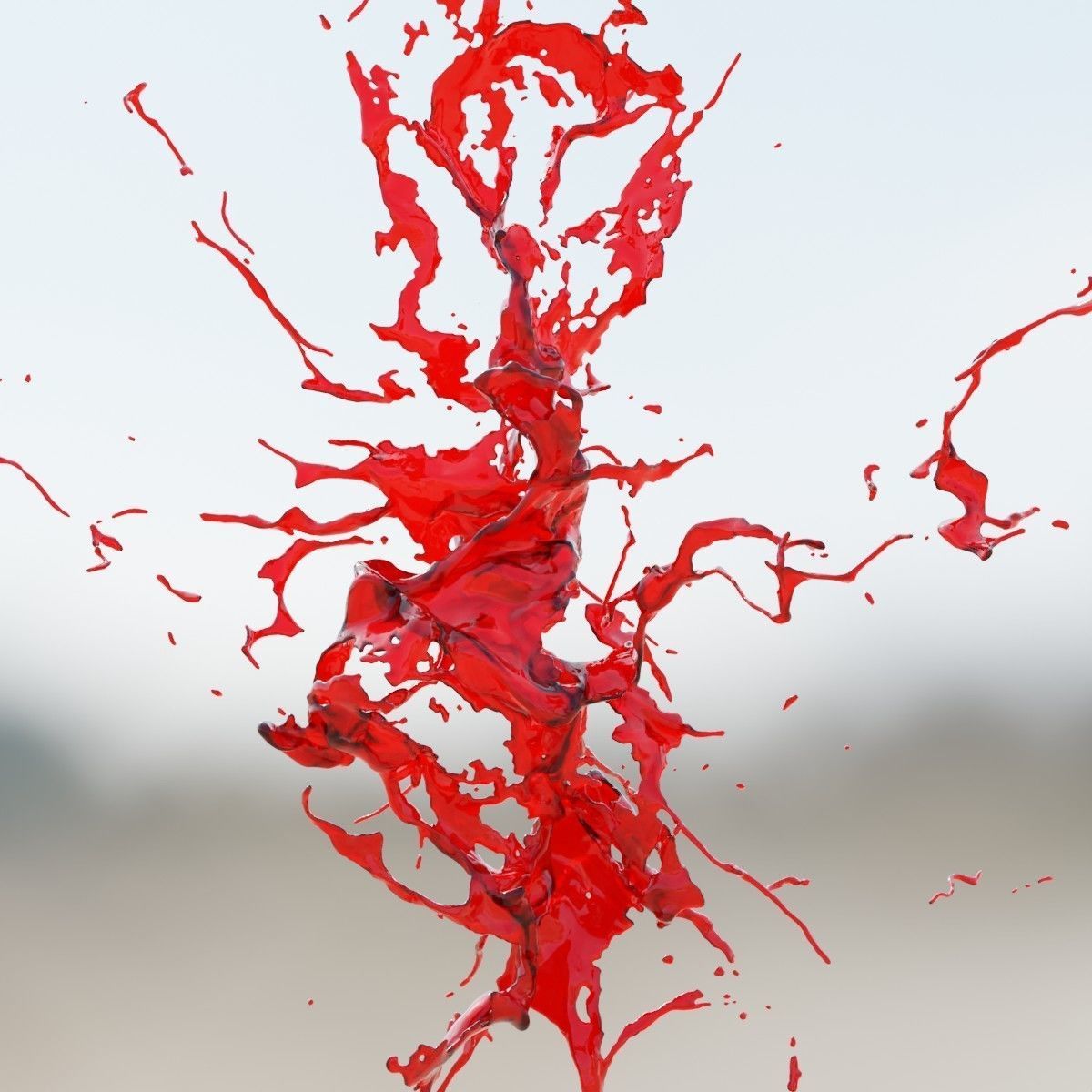 Animated Blood Splash SlowMo 20 vol 2 3D model_6
