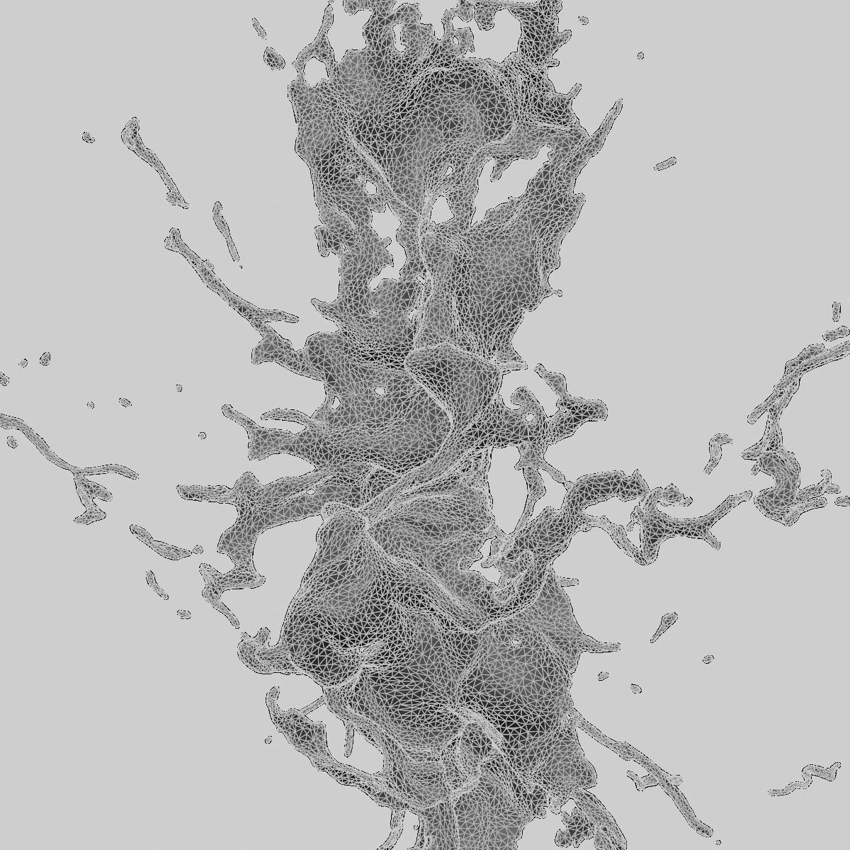 Animated Blood Splash SlowMo 20 vol 2 3D model_8