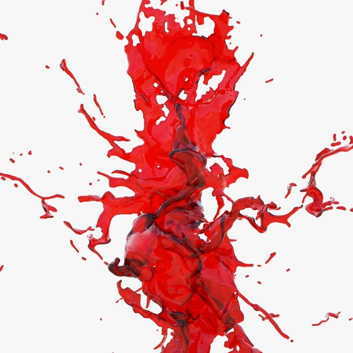 Animated Blood Splash SlowMo 20 vol 2 3D model_5