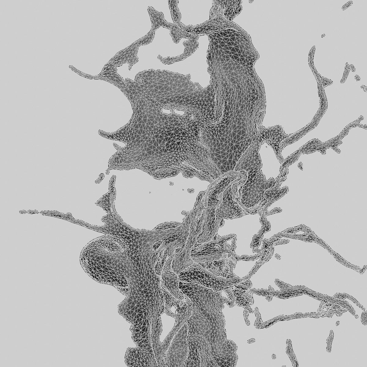 Animated Blood Splash SlowMo 18 vol 2 3D model_8