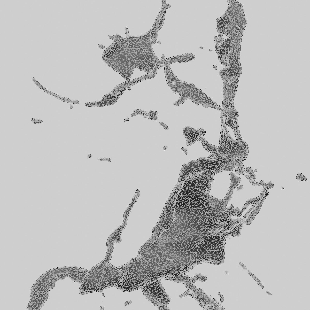 Animated Blood Splash SlowMo 17 vol 2 3D model_8