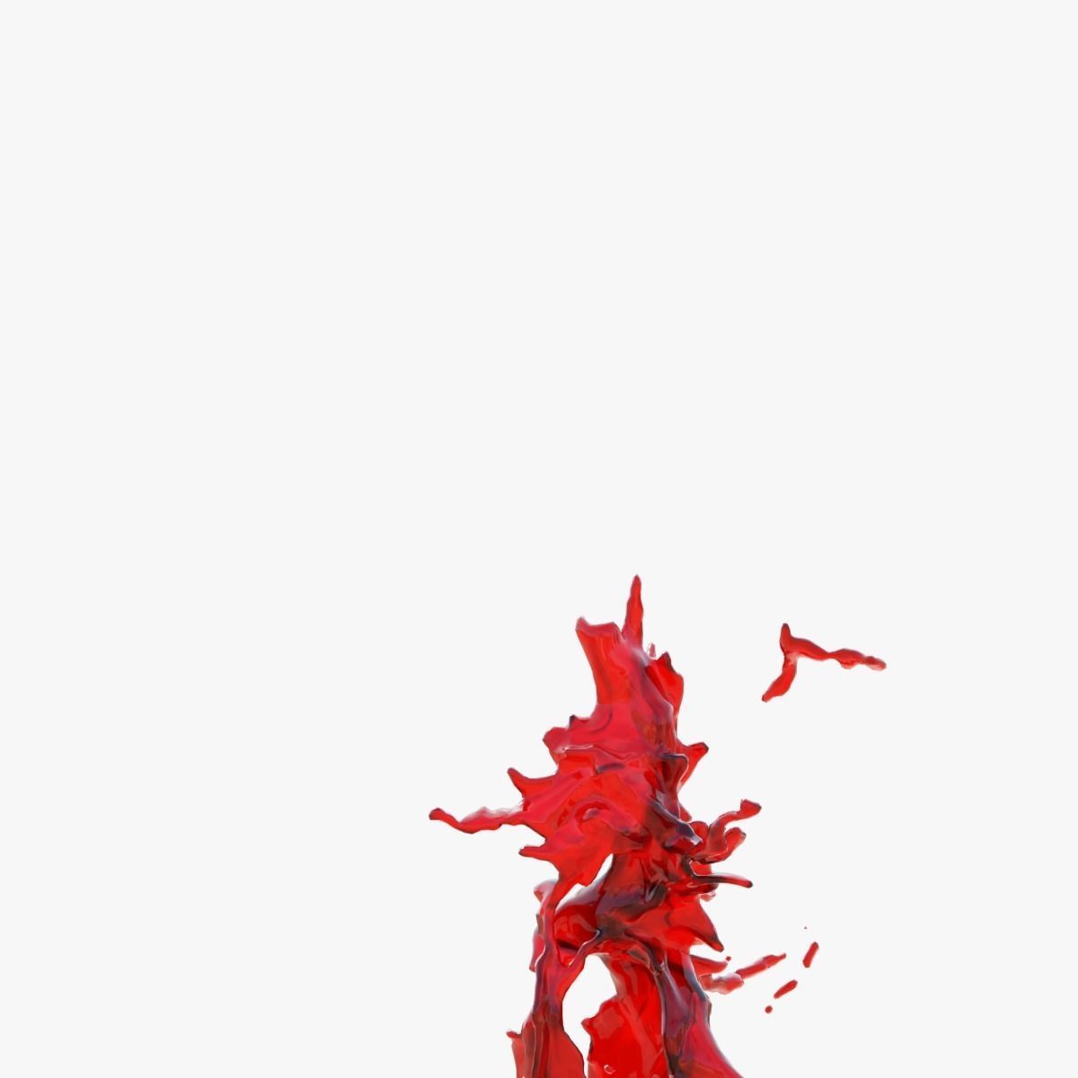 Animated Blood Splash SlowMo 17 vol 2 3D model_2