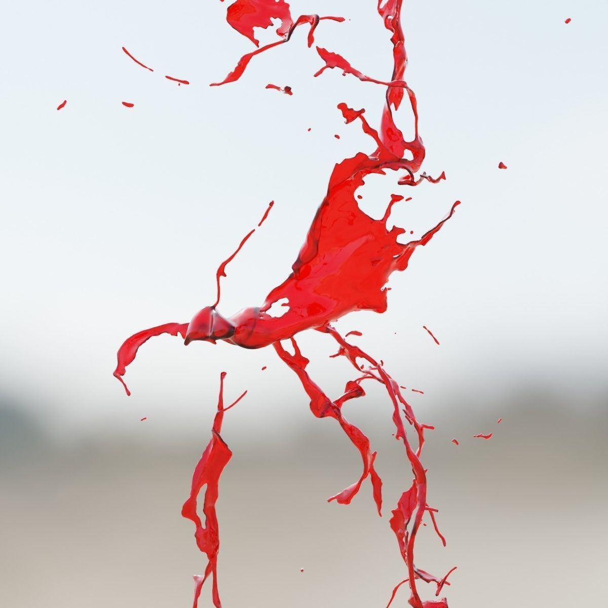 Animated Blood Splash SlowMo 17 vol 2 3D model_6