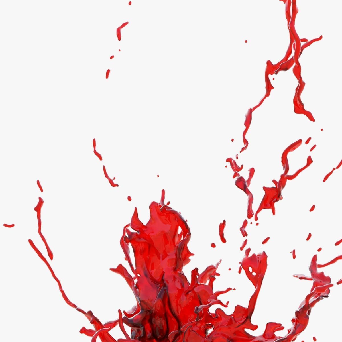 Animated Blood Splash SlowMo 16 vol 2 3D model_3