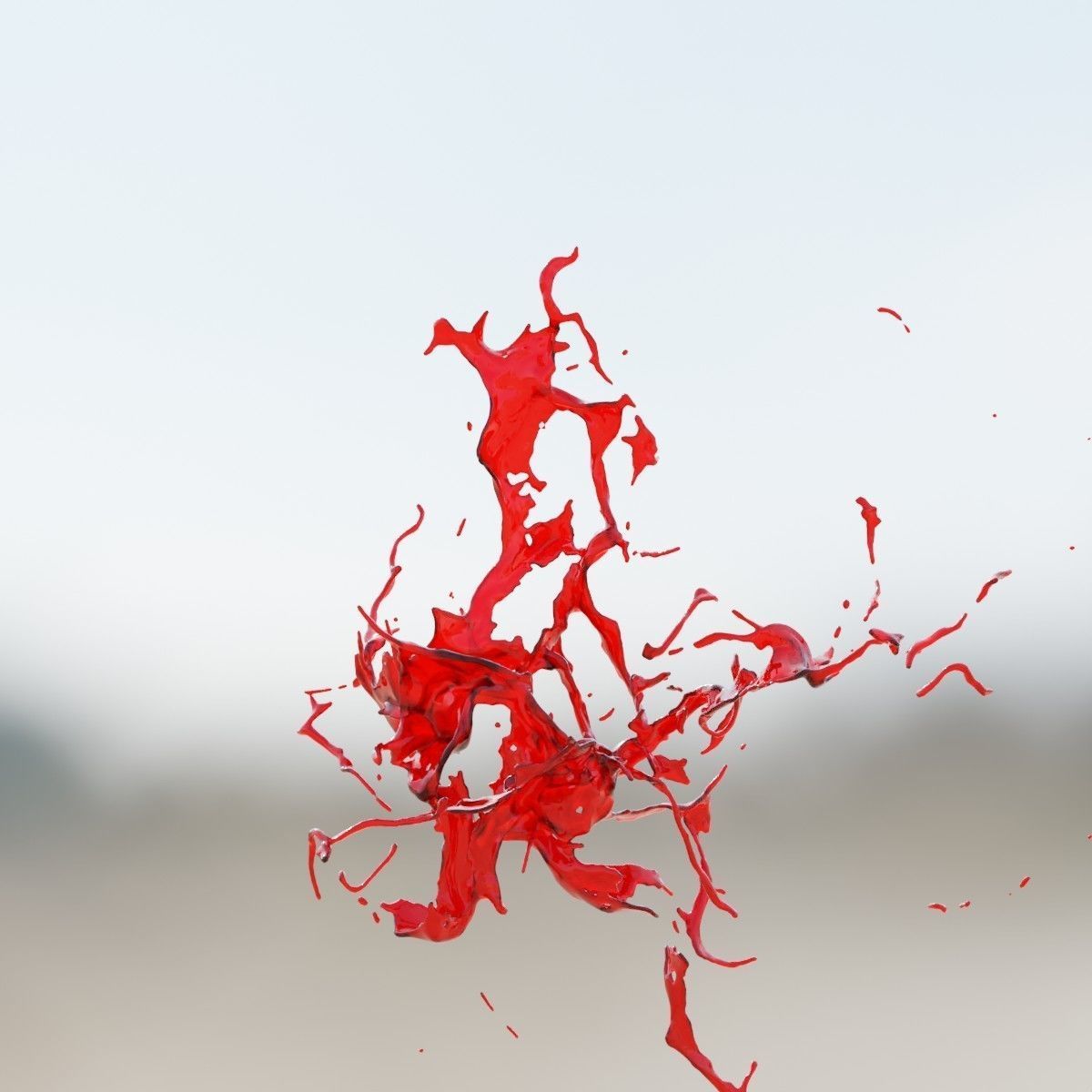 Animated Blood Splash SlowMo 15 vol 2 3D model_5