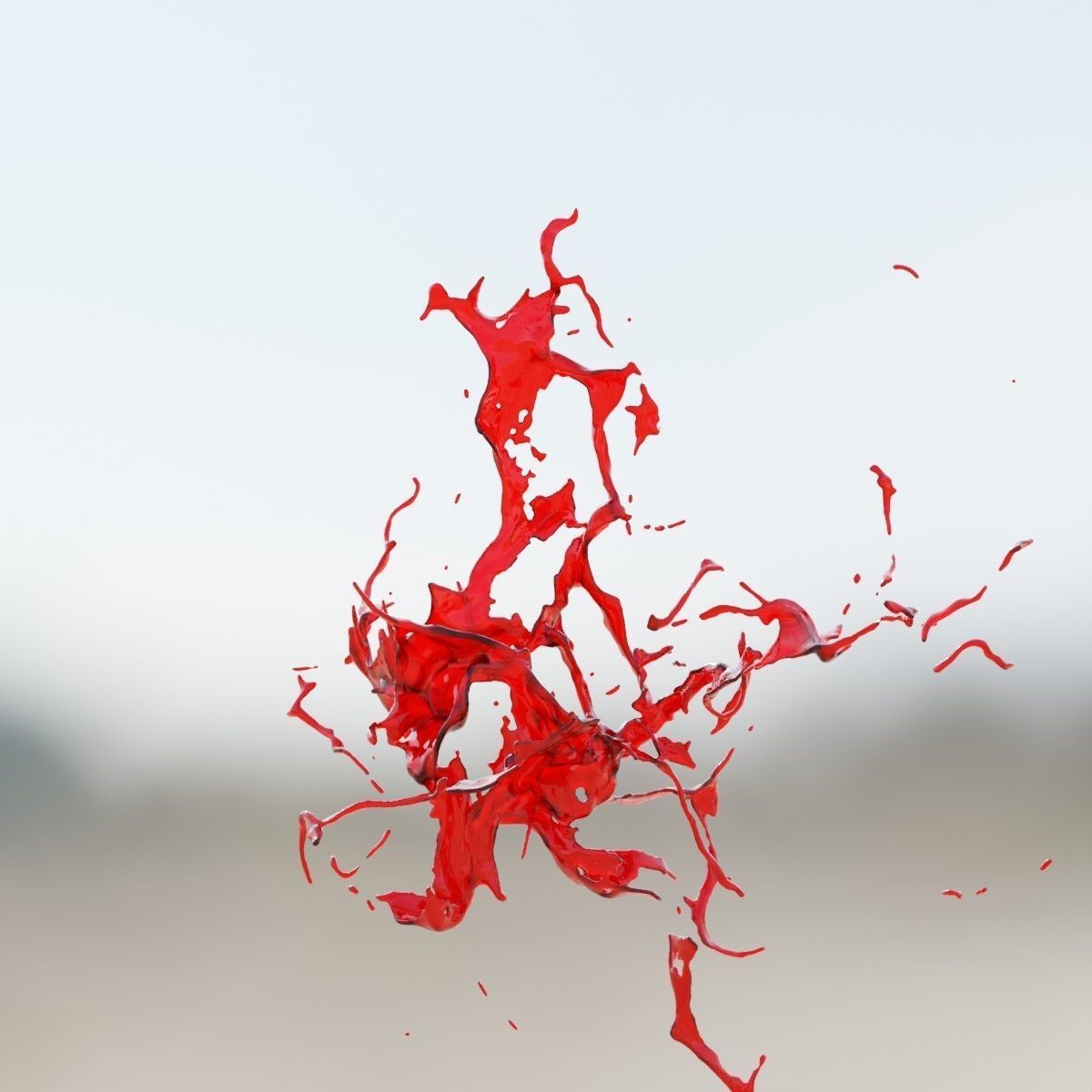 Animated Blood Splash SlowMo 15 vol 2 3D model_6