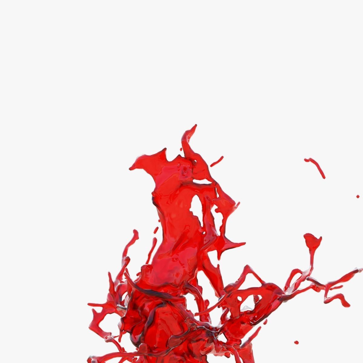 Animated Blood Splash SlowMo 15 vol 2 3D model_3