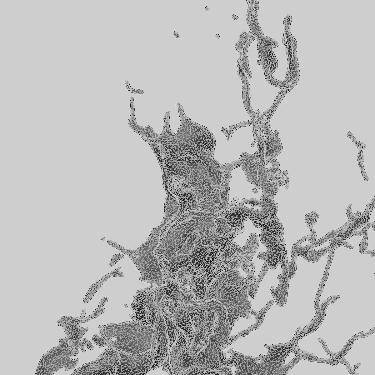 Animated Blood Splash SlowMo 14 vol 2 3D model_8