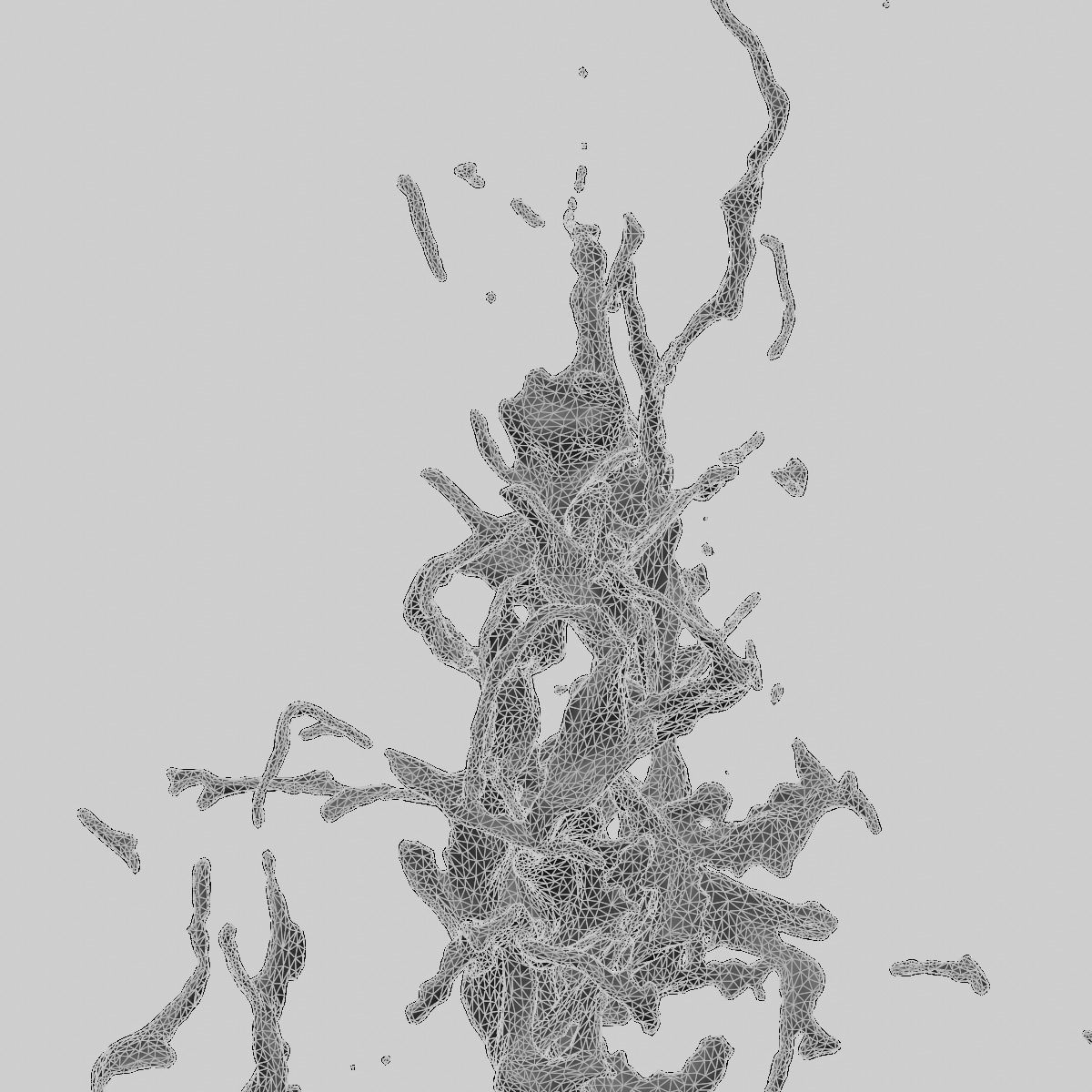 Animated Blood Splash SlowMo 13 vol 2 3D model_8